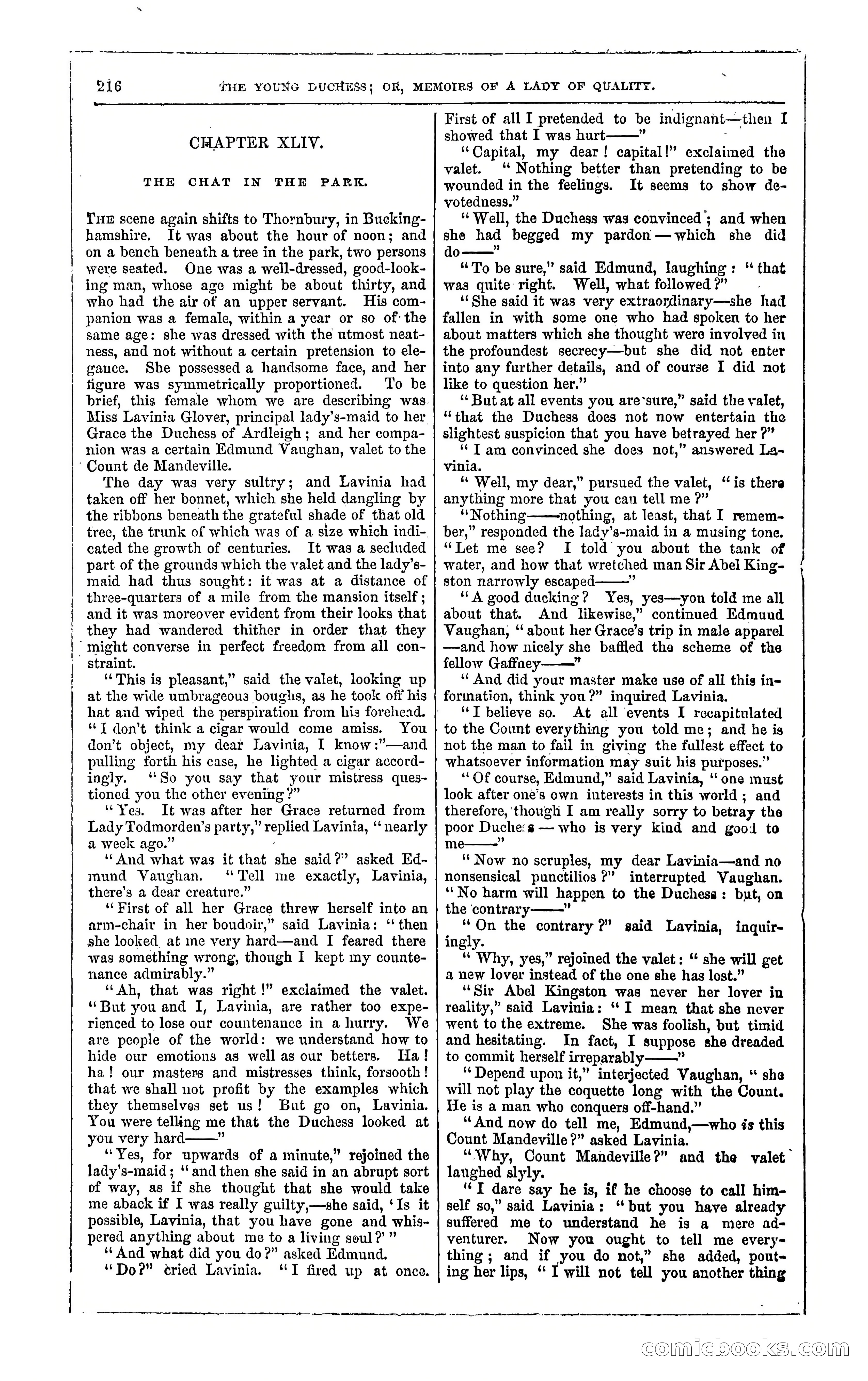The Young Duchess; or, Memoirs of a Lady of Quality — page 230 of 400