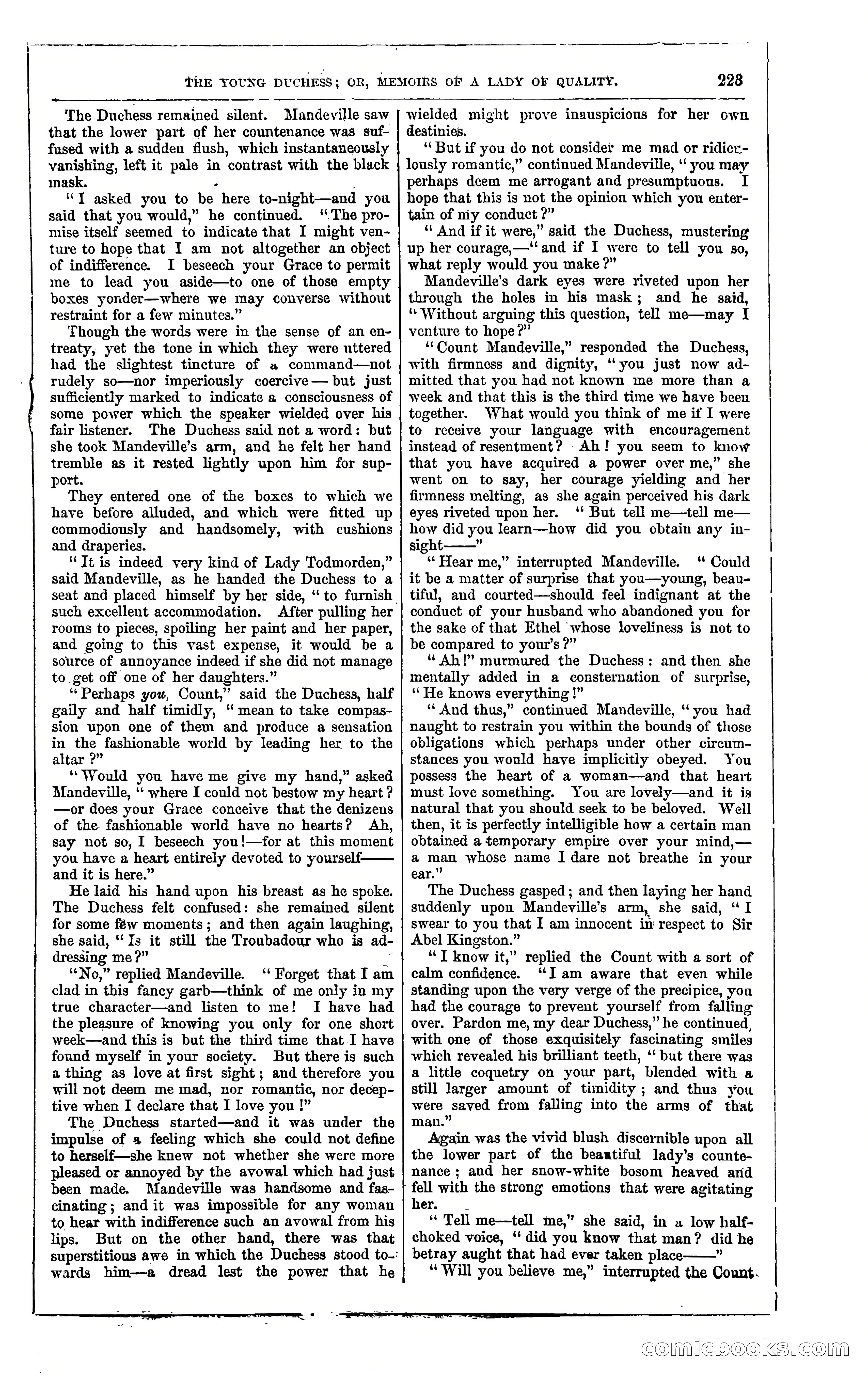 The Young Duchess; or, Memoirs of a Lady of Quality — page 237 of 400