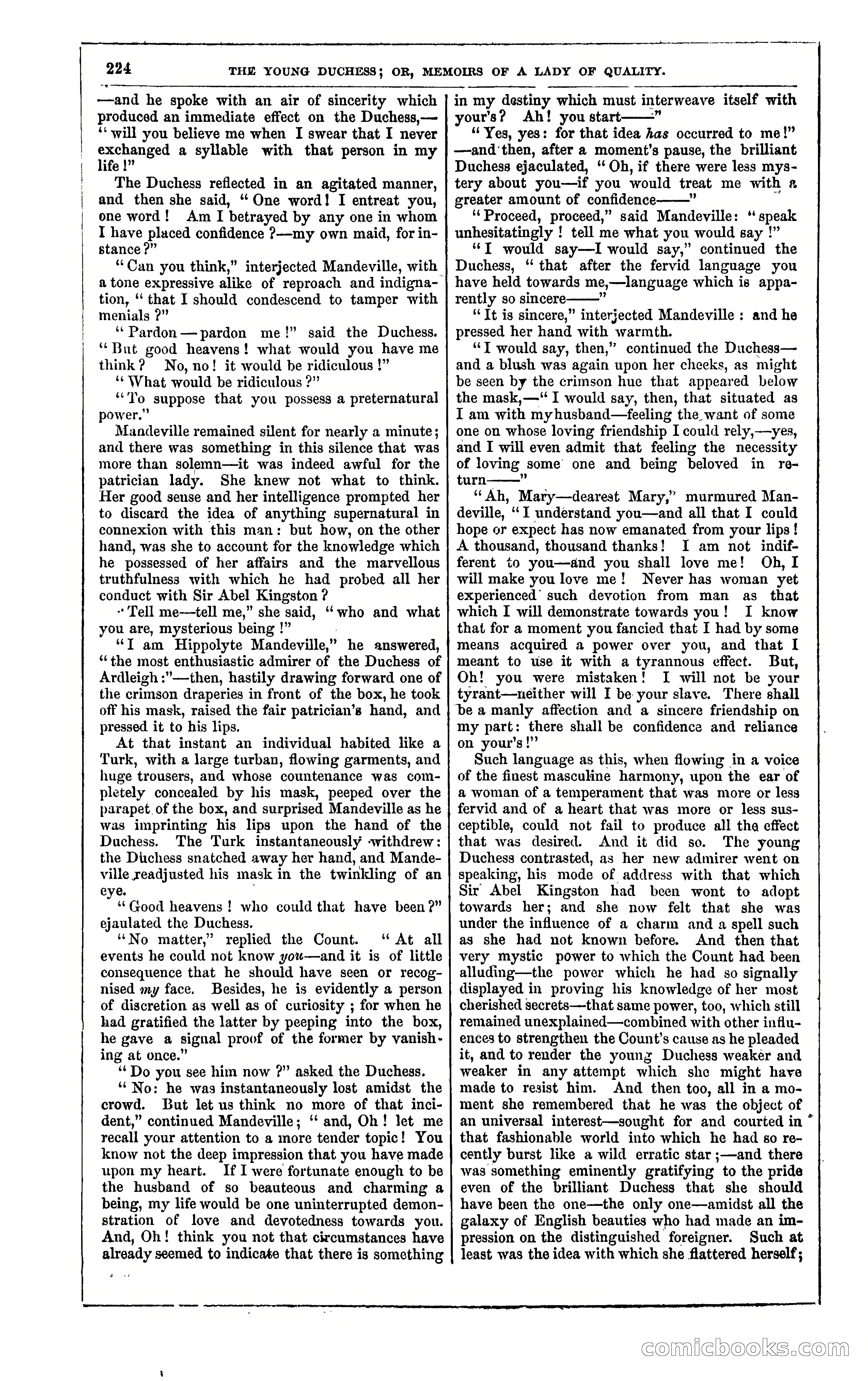 The Young Duchess; or, Memoirs of a Lady of Quality — page 238 of 400