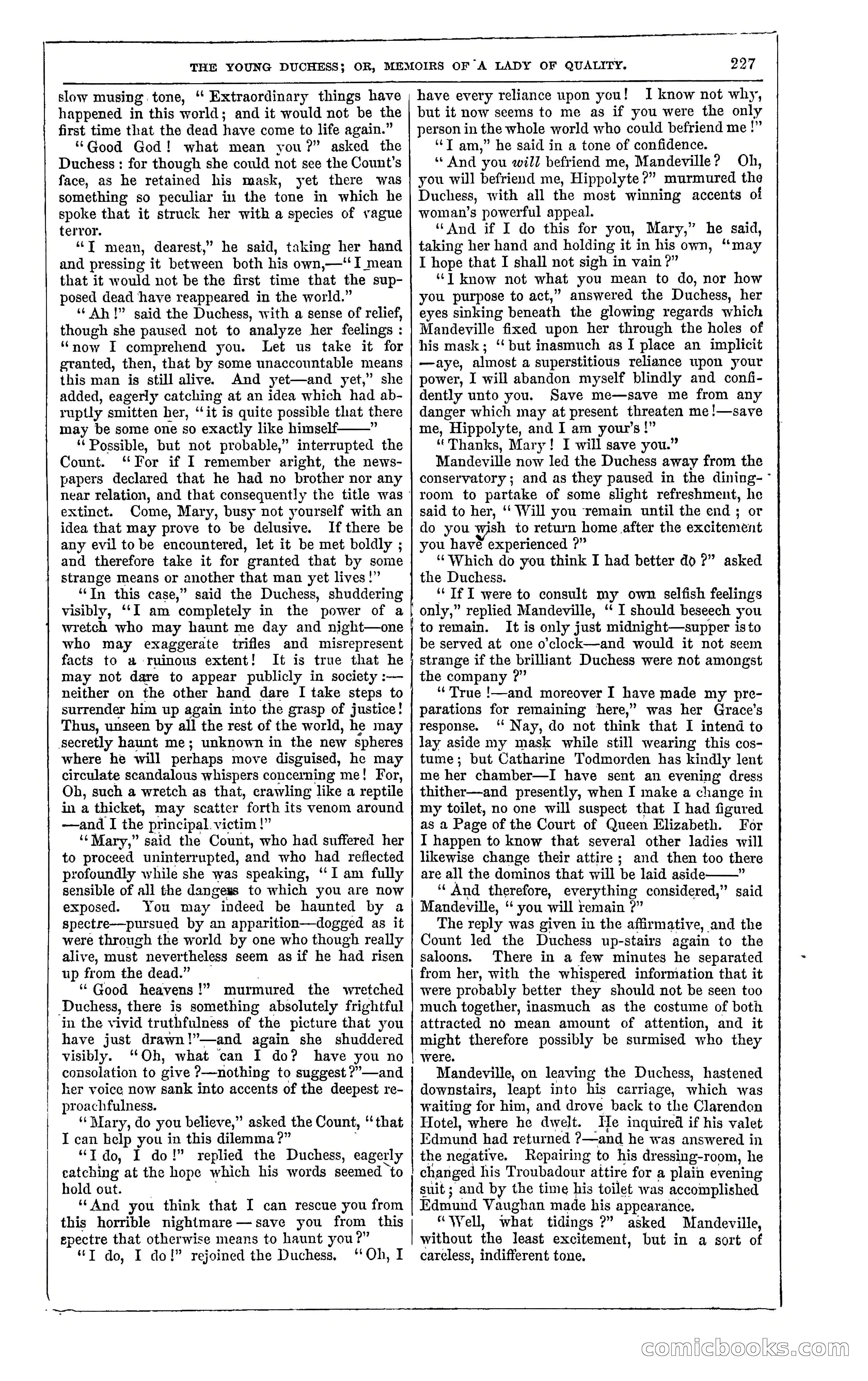 The Young Duchess; or, Memoirs of a Lady of Quality — page 241 of 400
