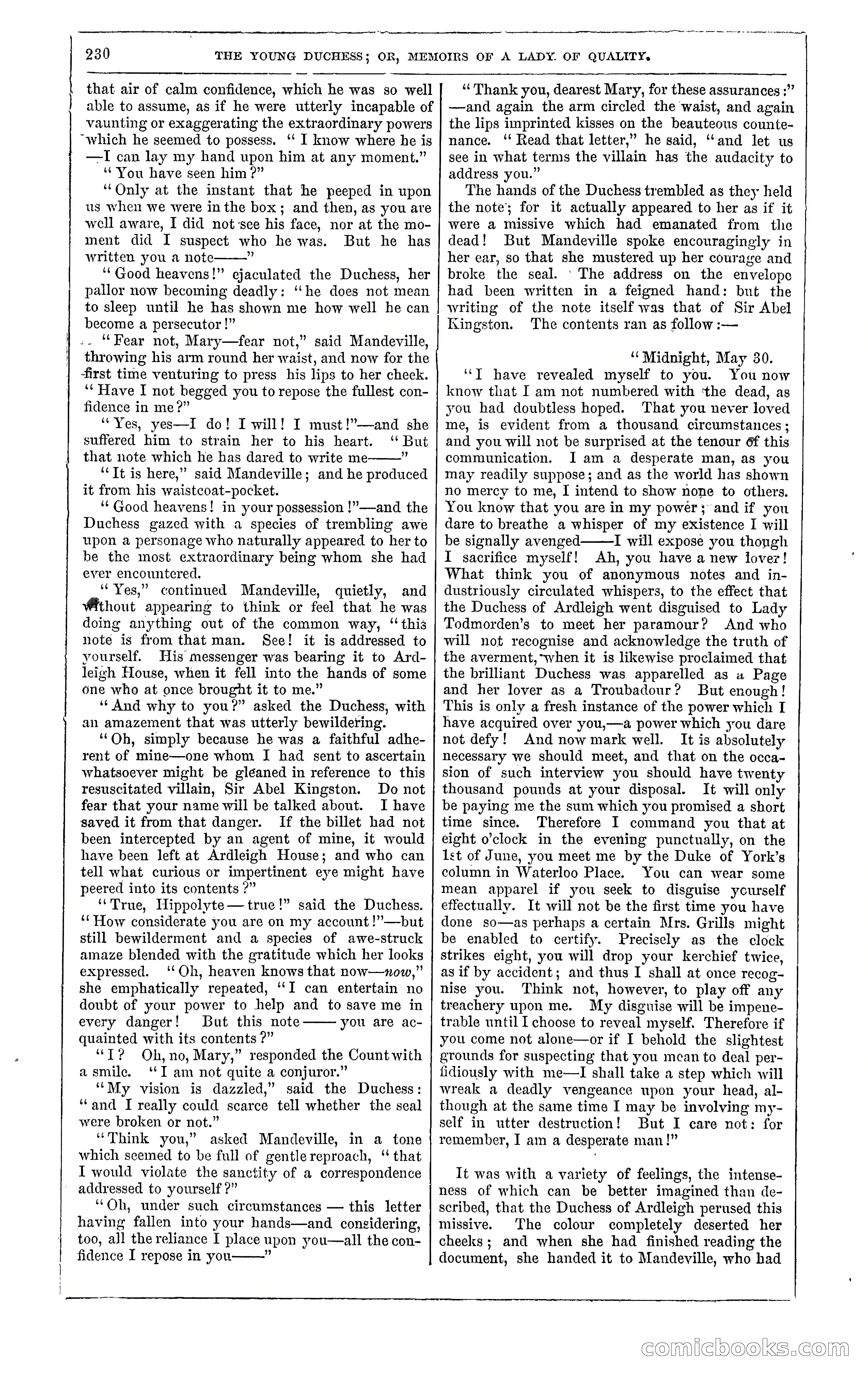 The Young Duchess; or, Memoirs of a Lady of Quality — page 244 of 400