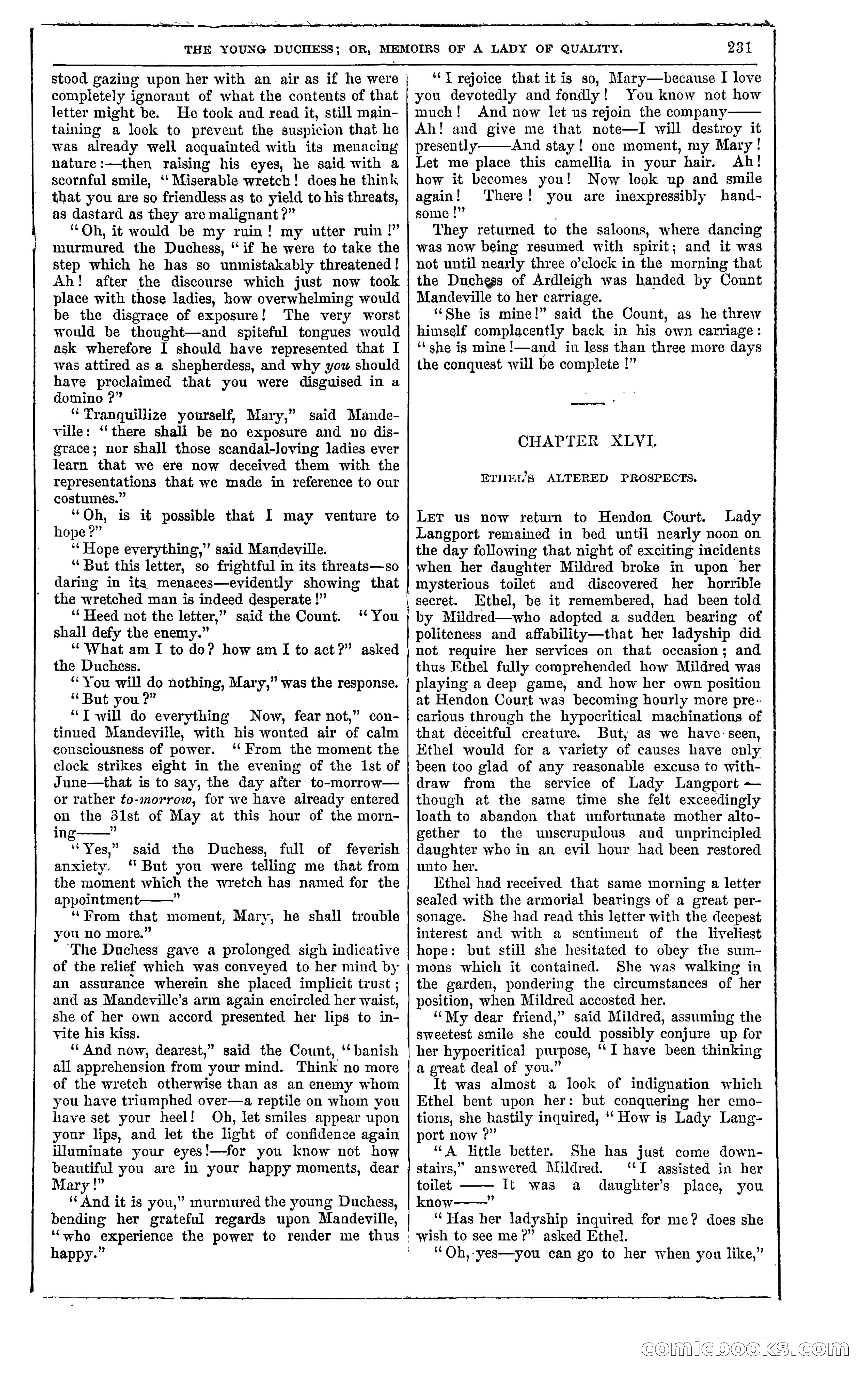 The Young Duchess; or, Memoirs of a Lady of Quality — page 245 of 400