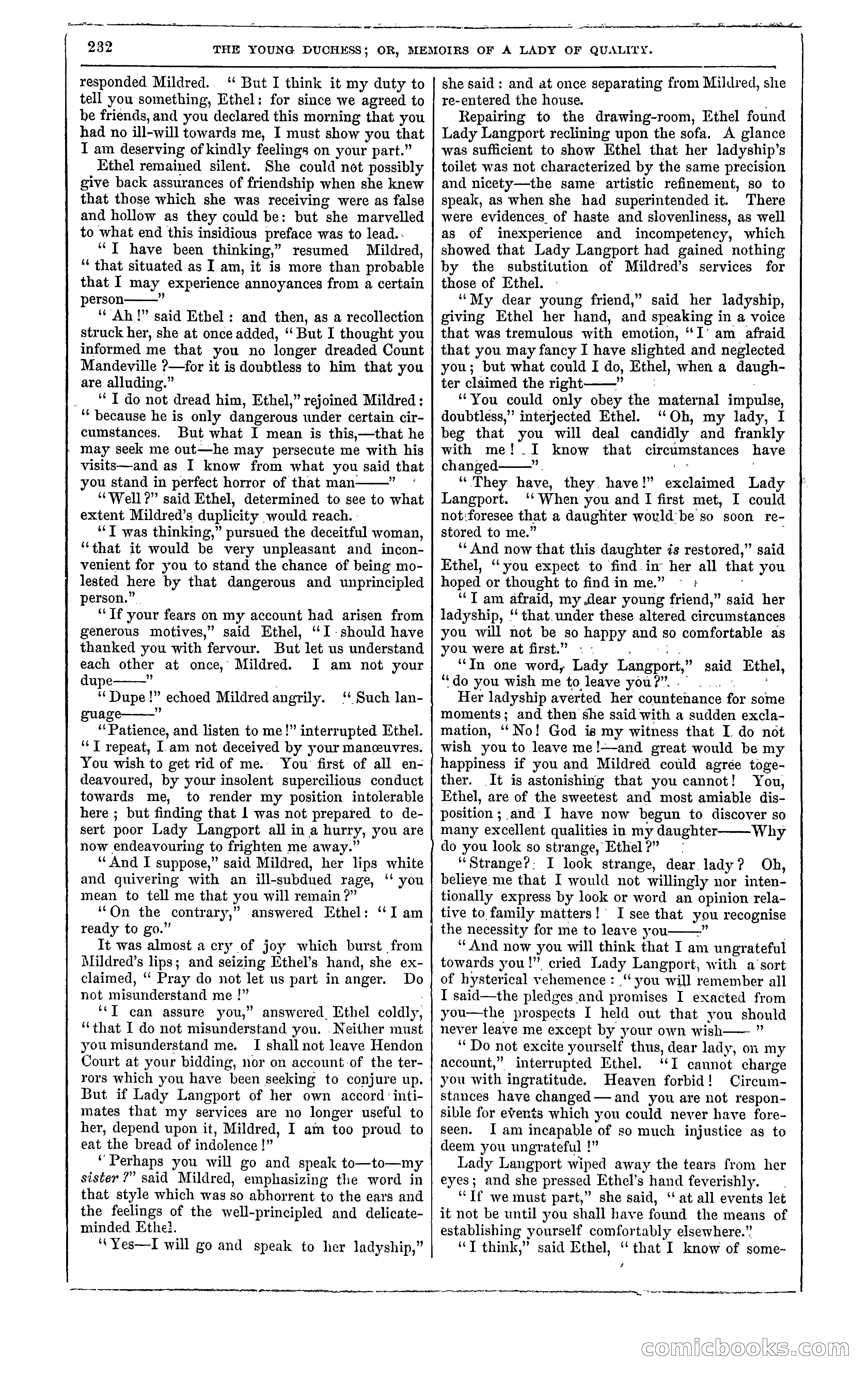 The Young Duchess; or, Memoirs of a Lady of Quality — page 246 of 400