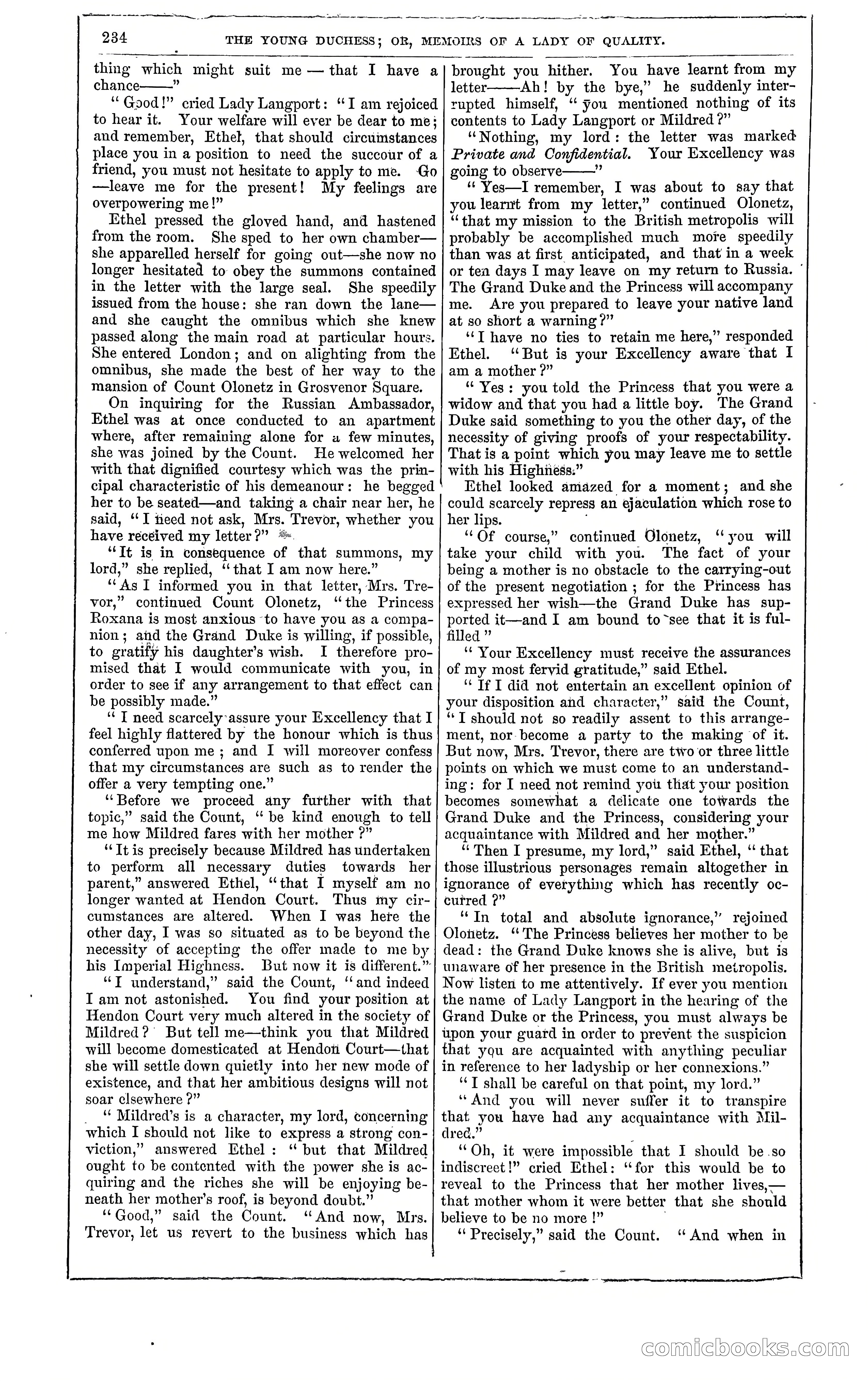 The Young Duchess; or, Memoirs of a Lady of Quality — page 248 of 400