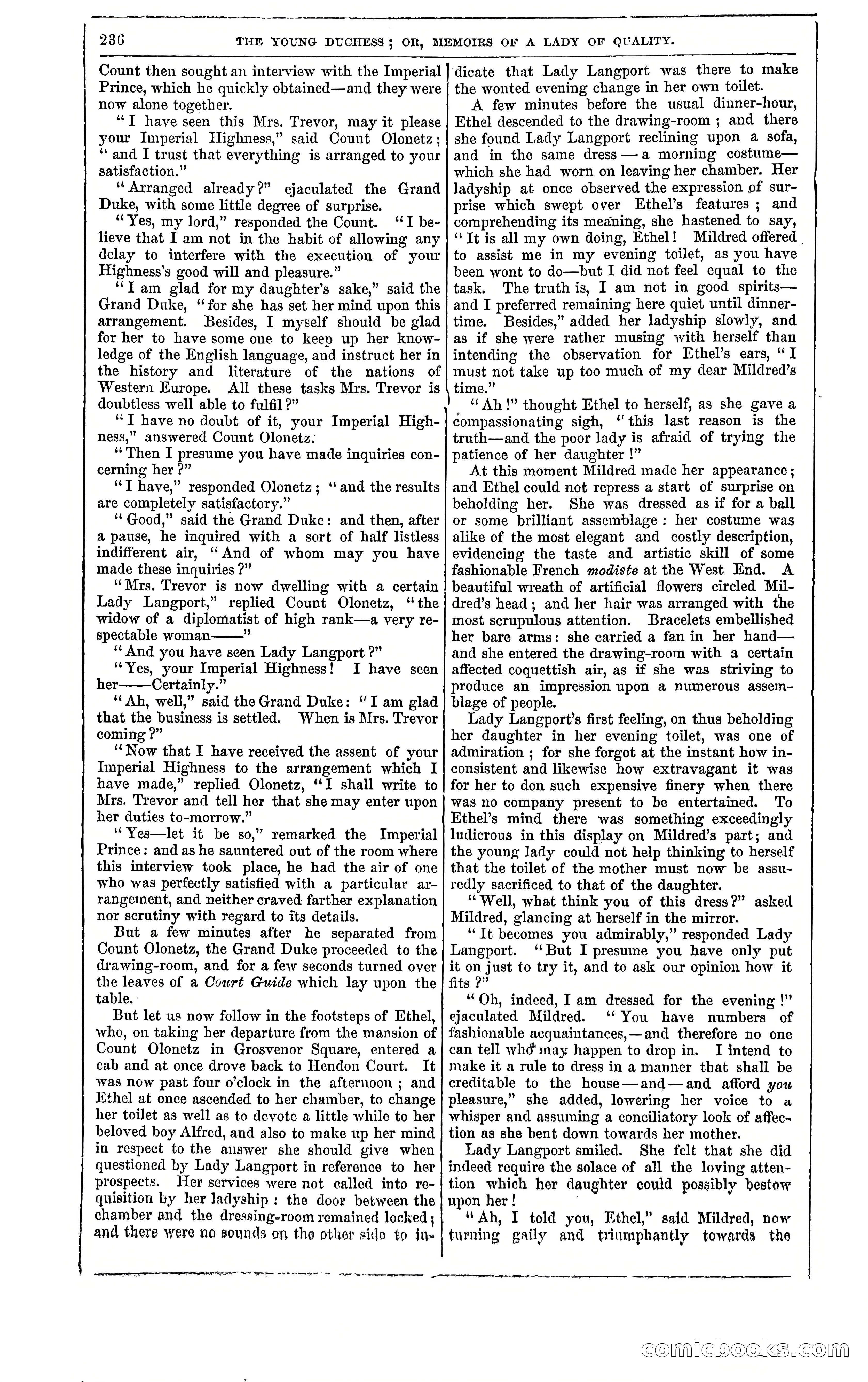 The Young Duchess; or, Memoirs of a Lady of Quality — page 250 of 400