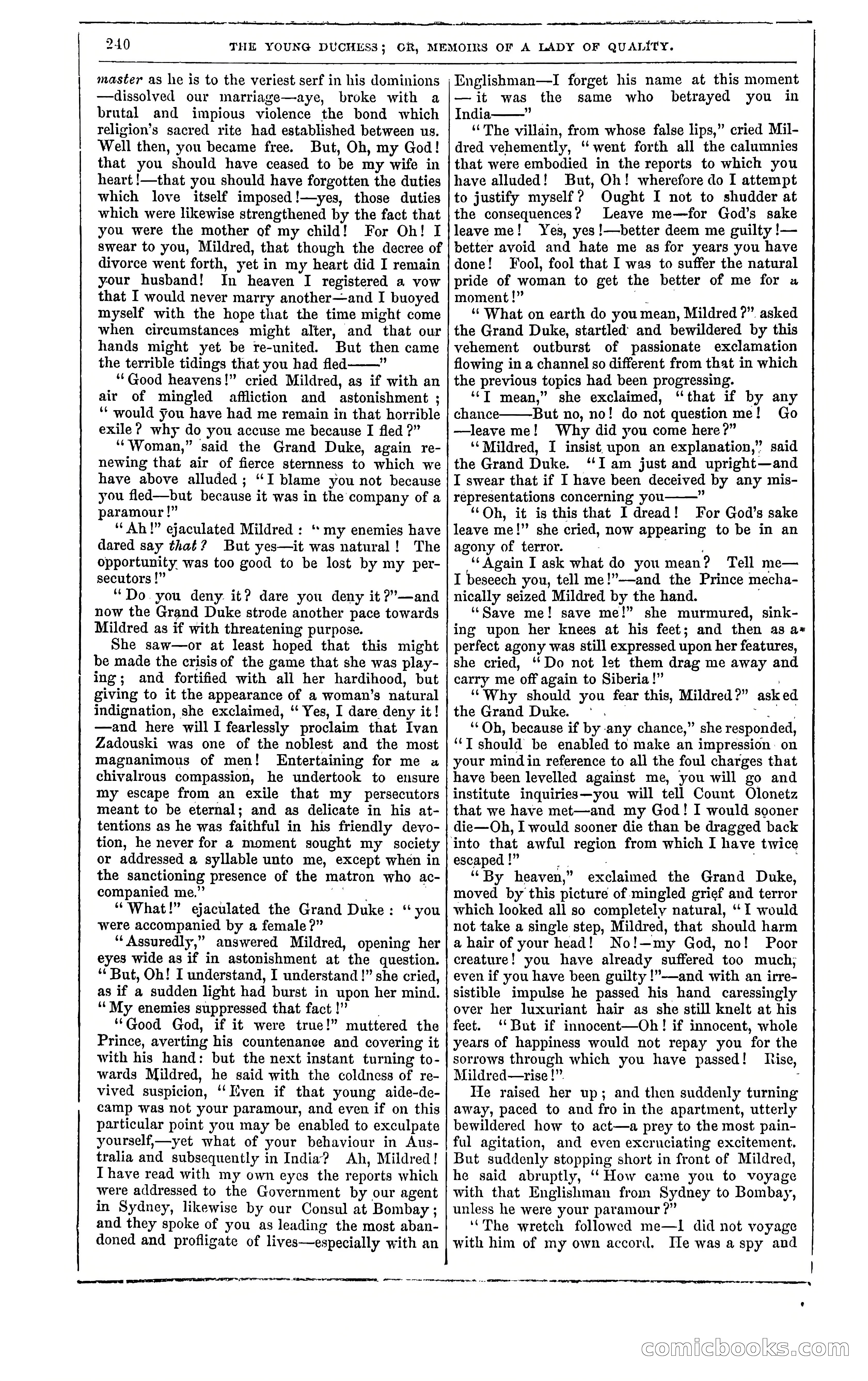 The Young Duchess; or, Memoirs of a Lady of Quality — page 254 of 400