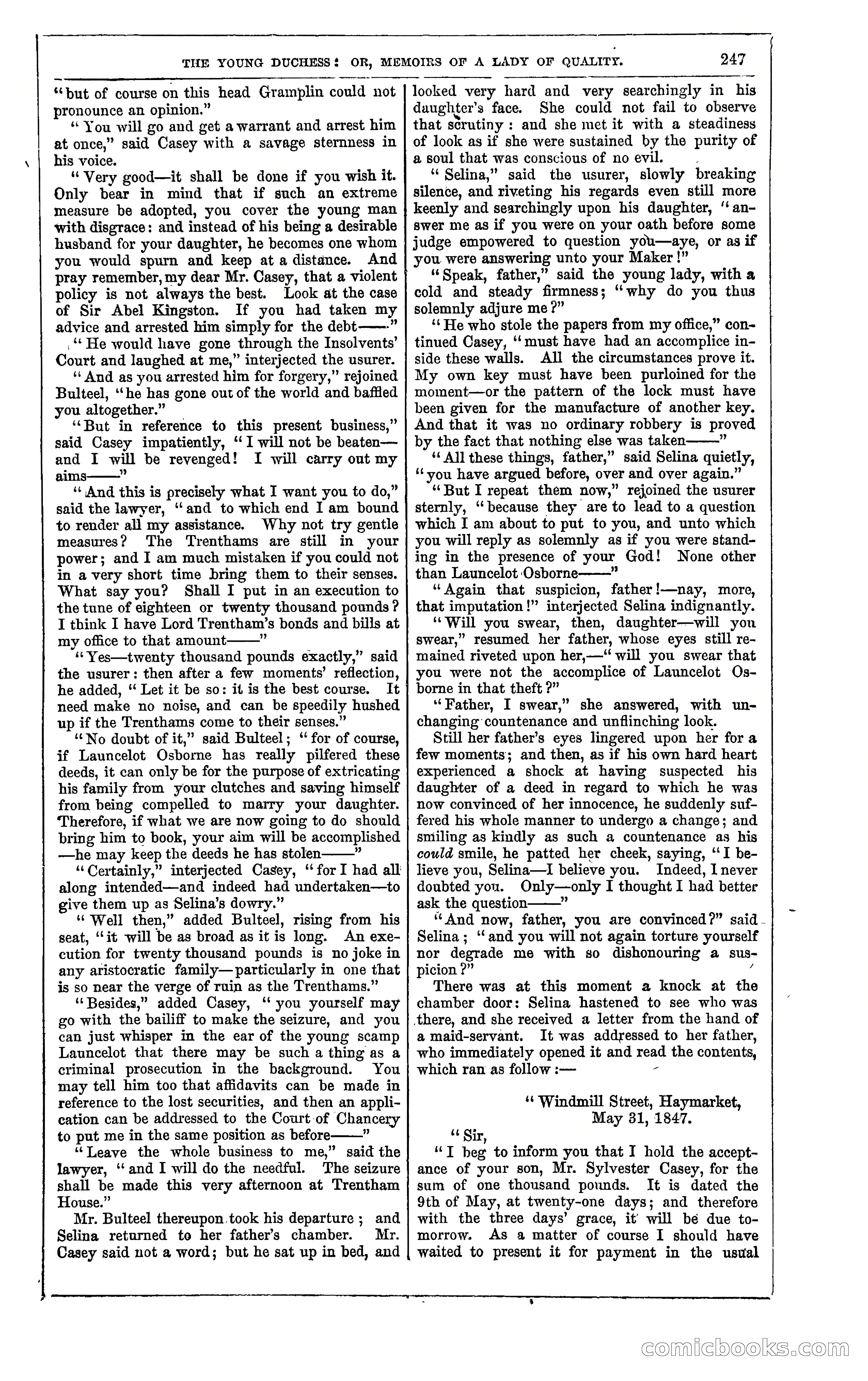 The Young Duchess; or, Memoirs of a Lady of Quality — page 261 of 400