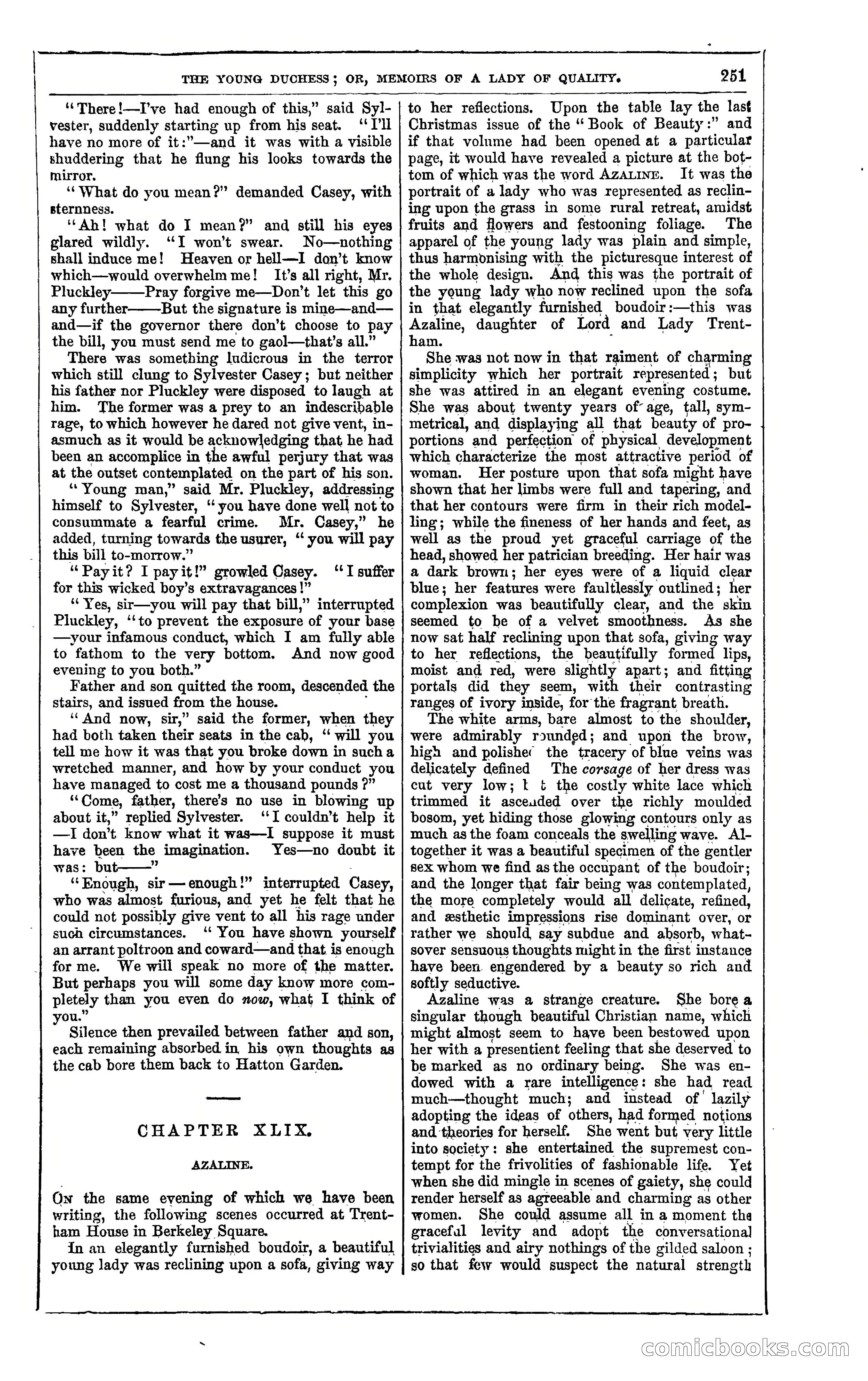 The Young Duchess; or, Memoirs of a Lady of Quality — page 265 of 400