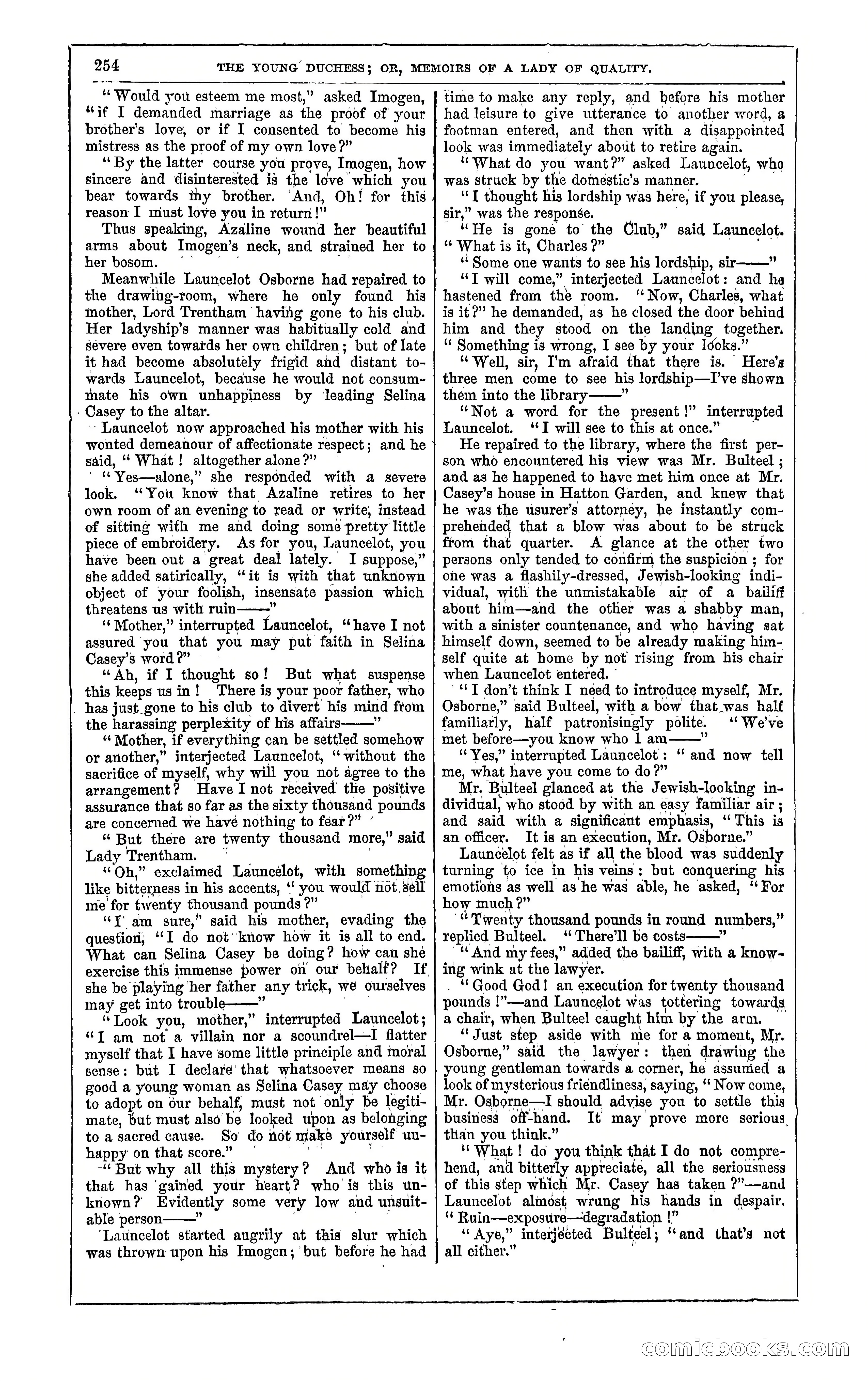 The Young Duchess; or, Memoirs of a Lady of Quality — page 268 of 400