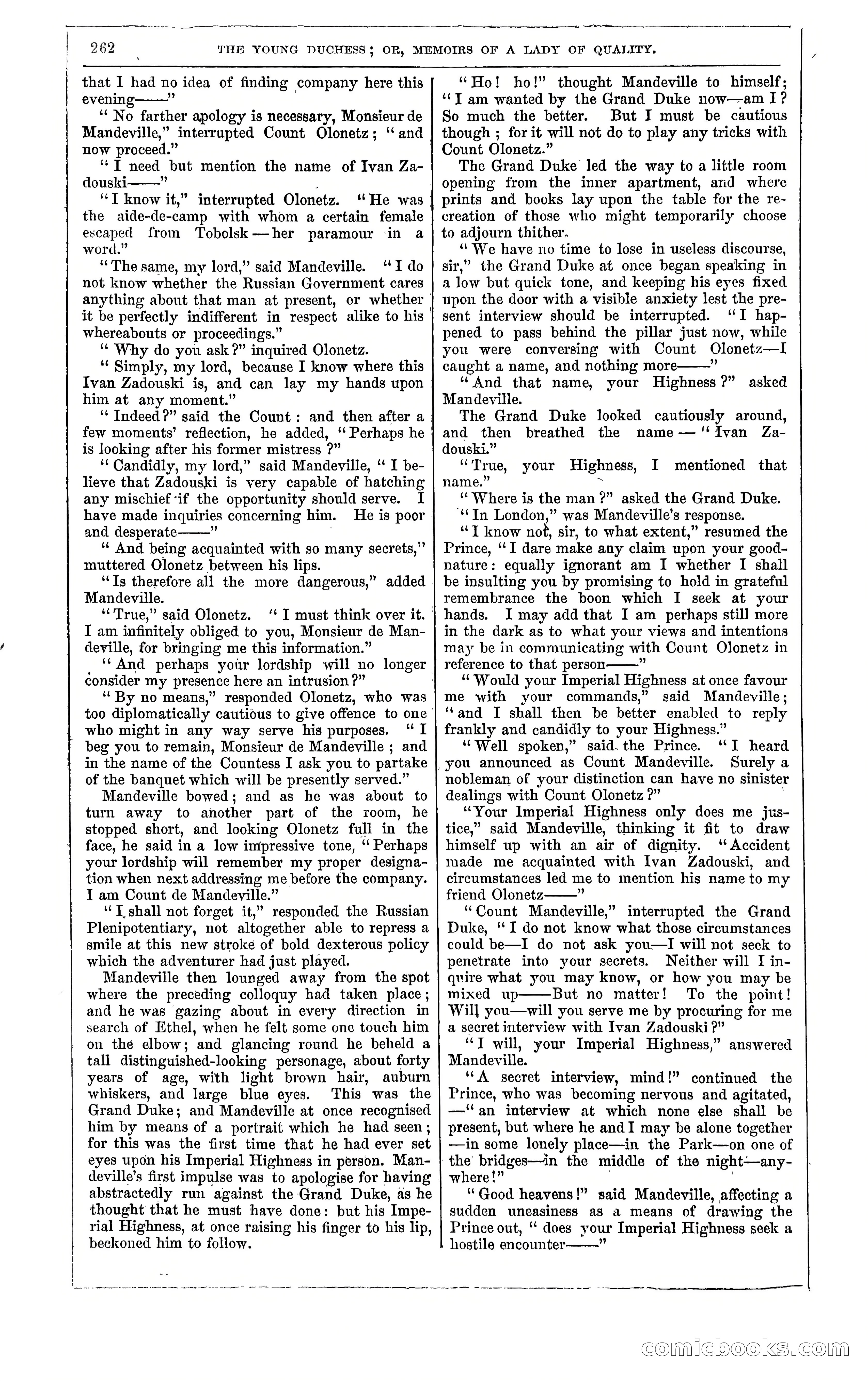 The Young Duchess; or, Memoirs of a Lady of Quality — page 276 of 400