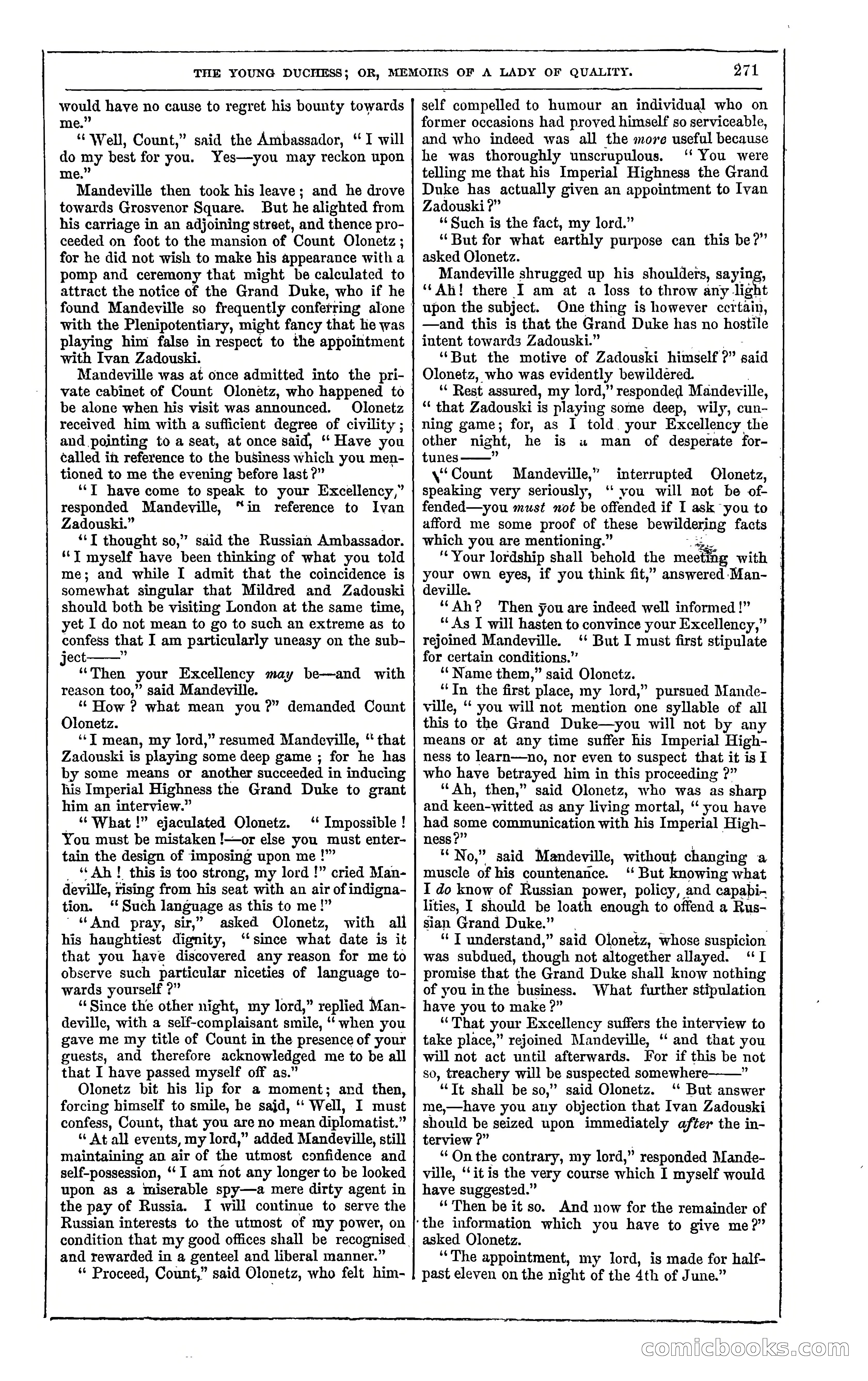 The Young Duchess; or, Memoirs of a Lady of Quality — page 285 of 400