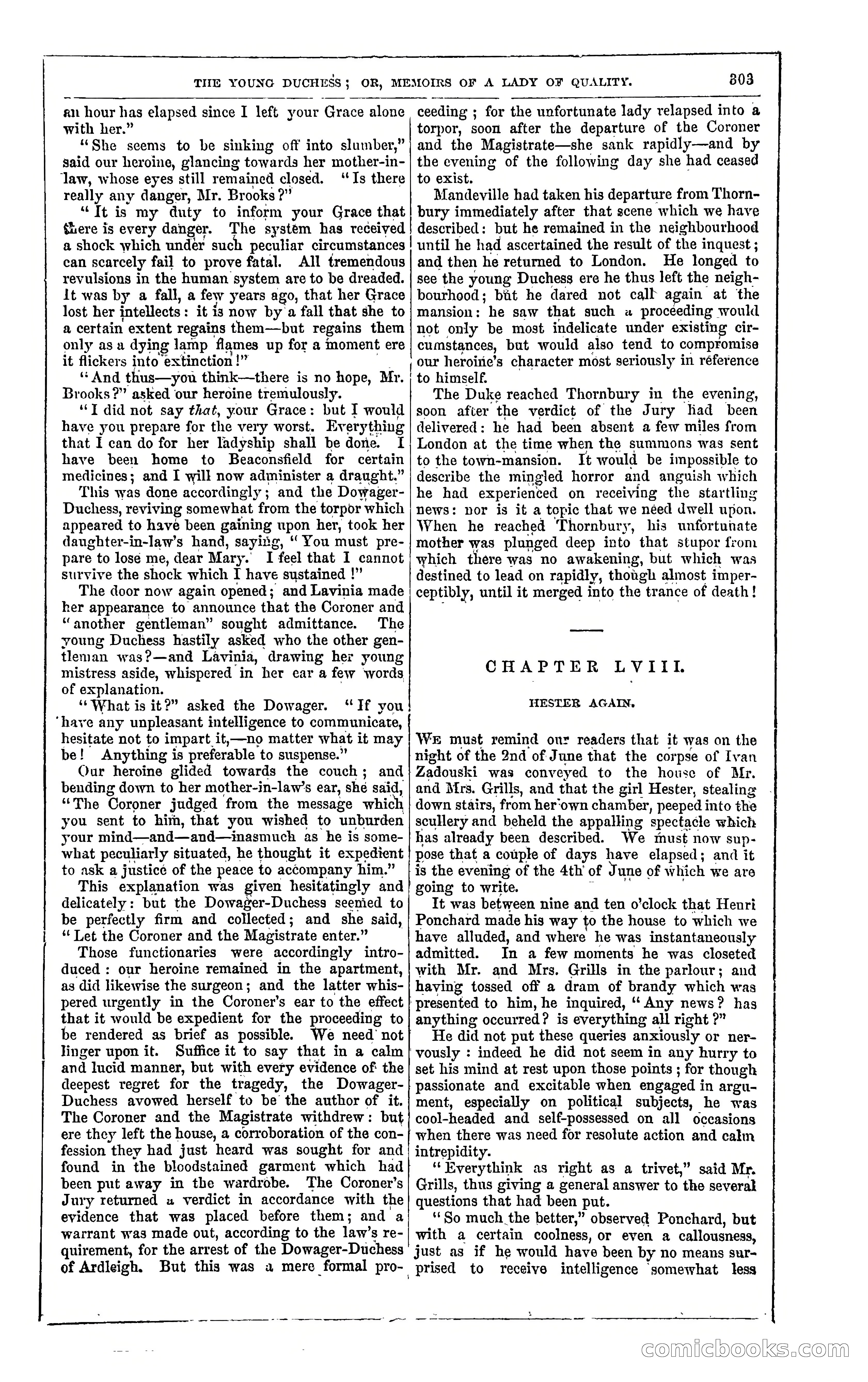 The Young Duchess; or, Memoirs of a Lady of Quality — page 317 of 400