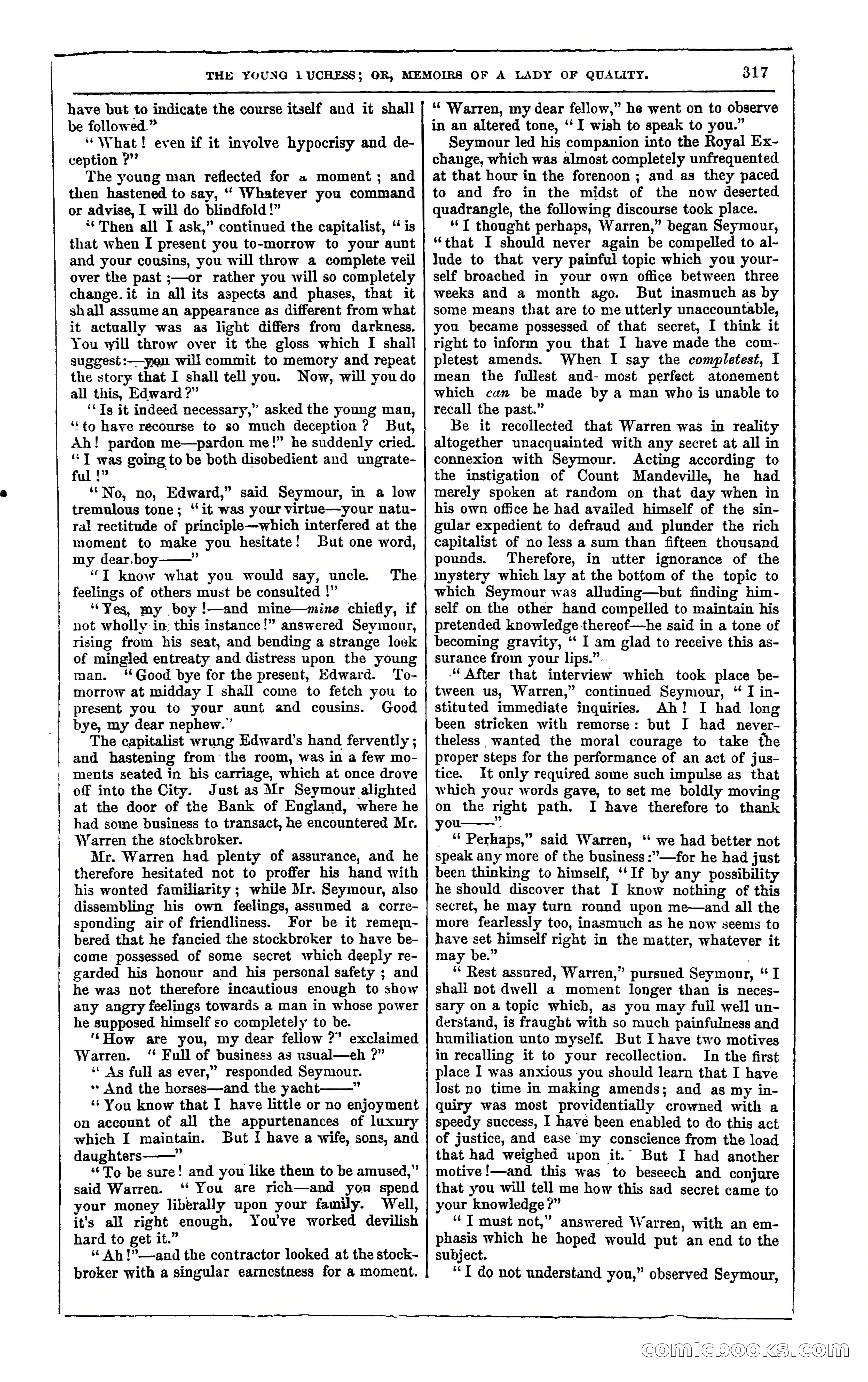 The Young Duchess; or, Memoirs of a Lady of Quality — page 331 of 400