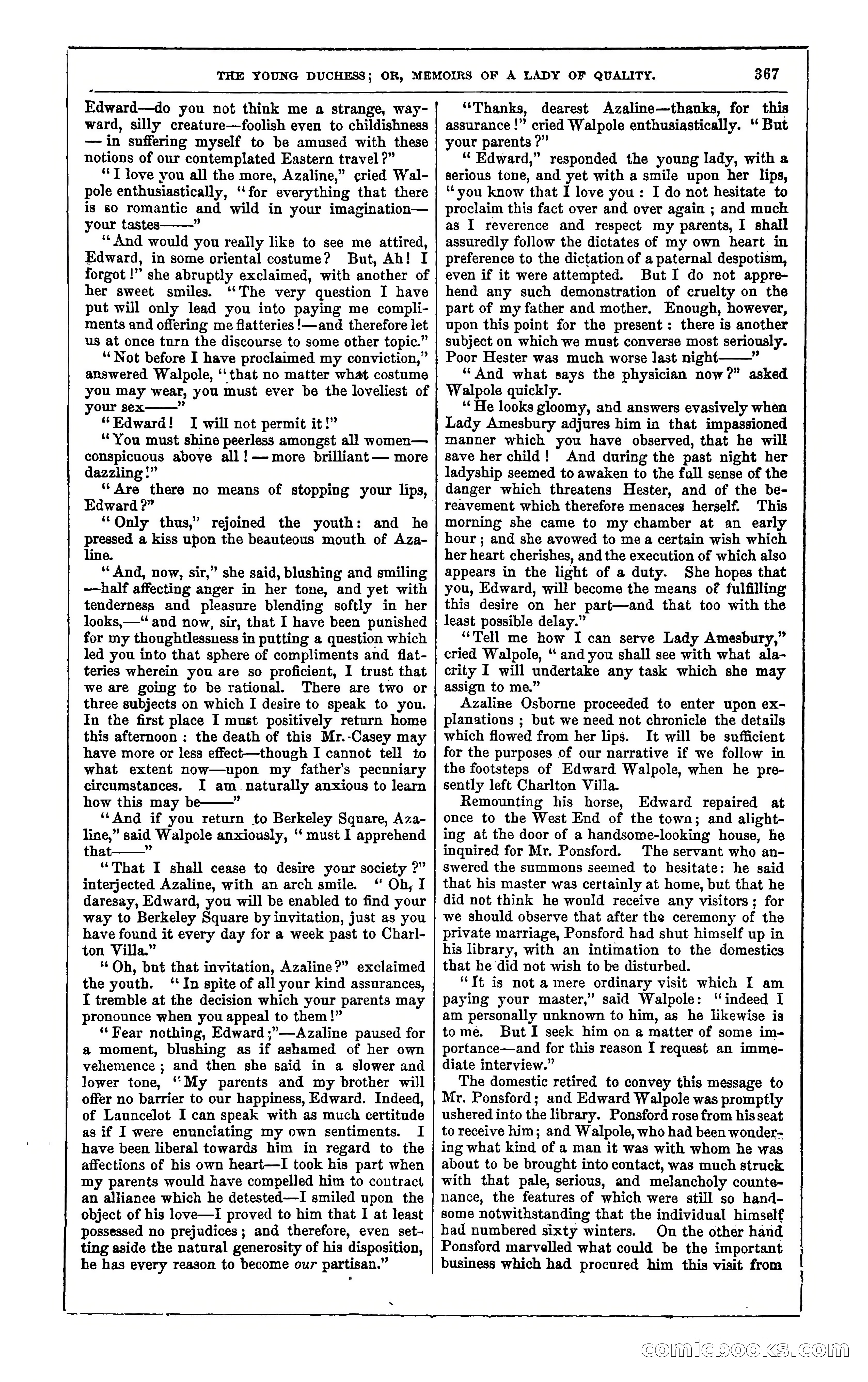 The Young Duchess; or, Memoirs of a Lady of Quality — page 381 of 400