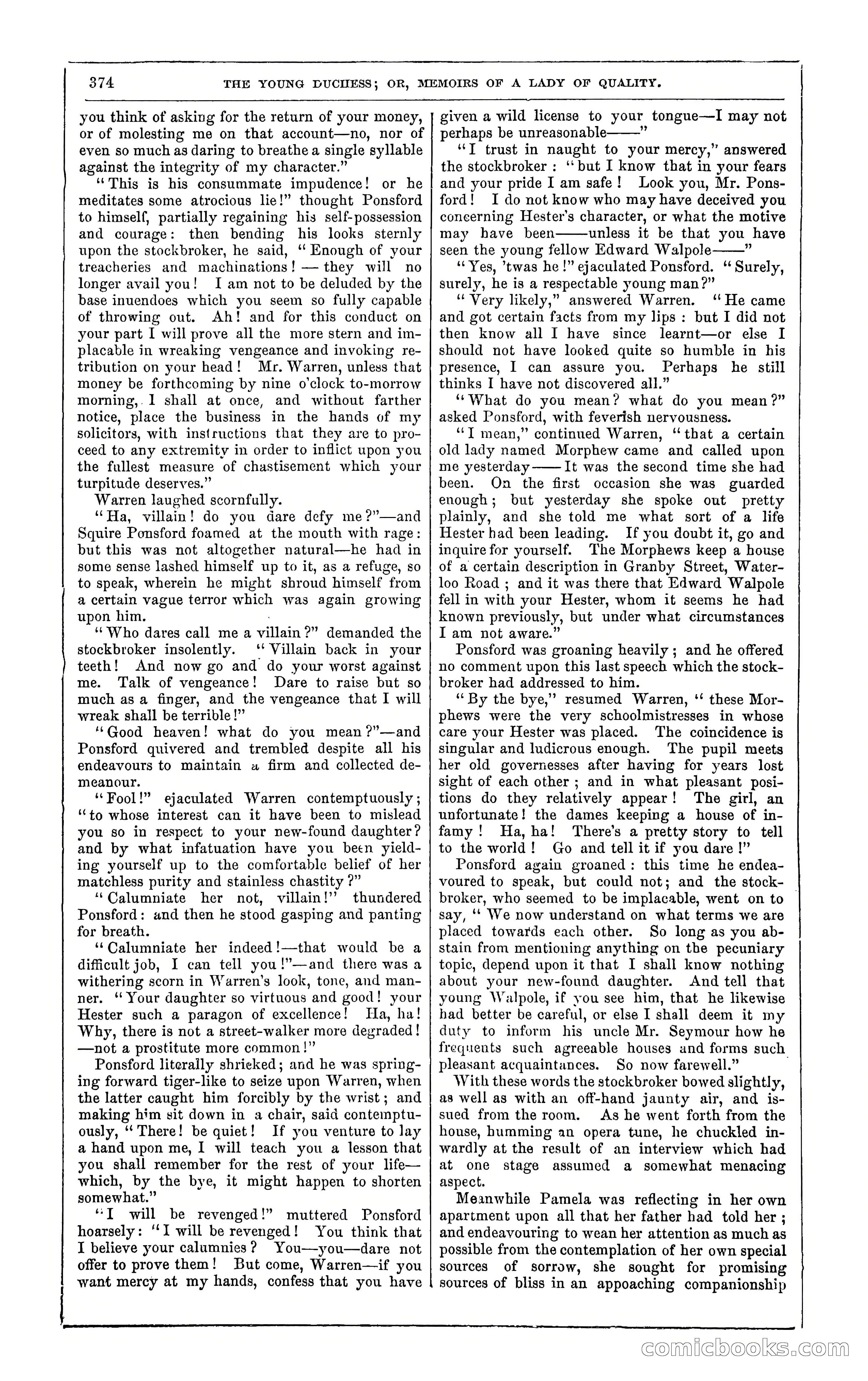 The Young Duchess; or, Memoirs of a Lady of Quality — page 388 of 400