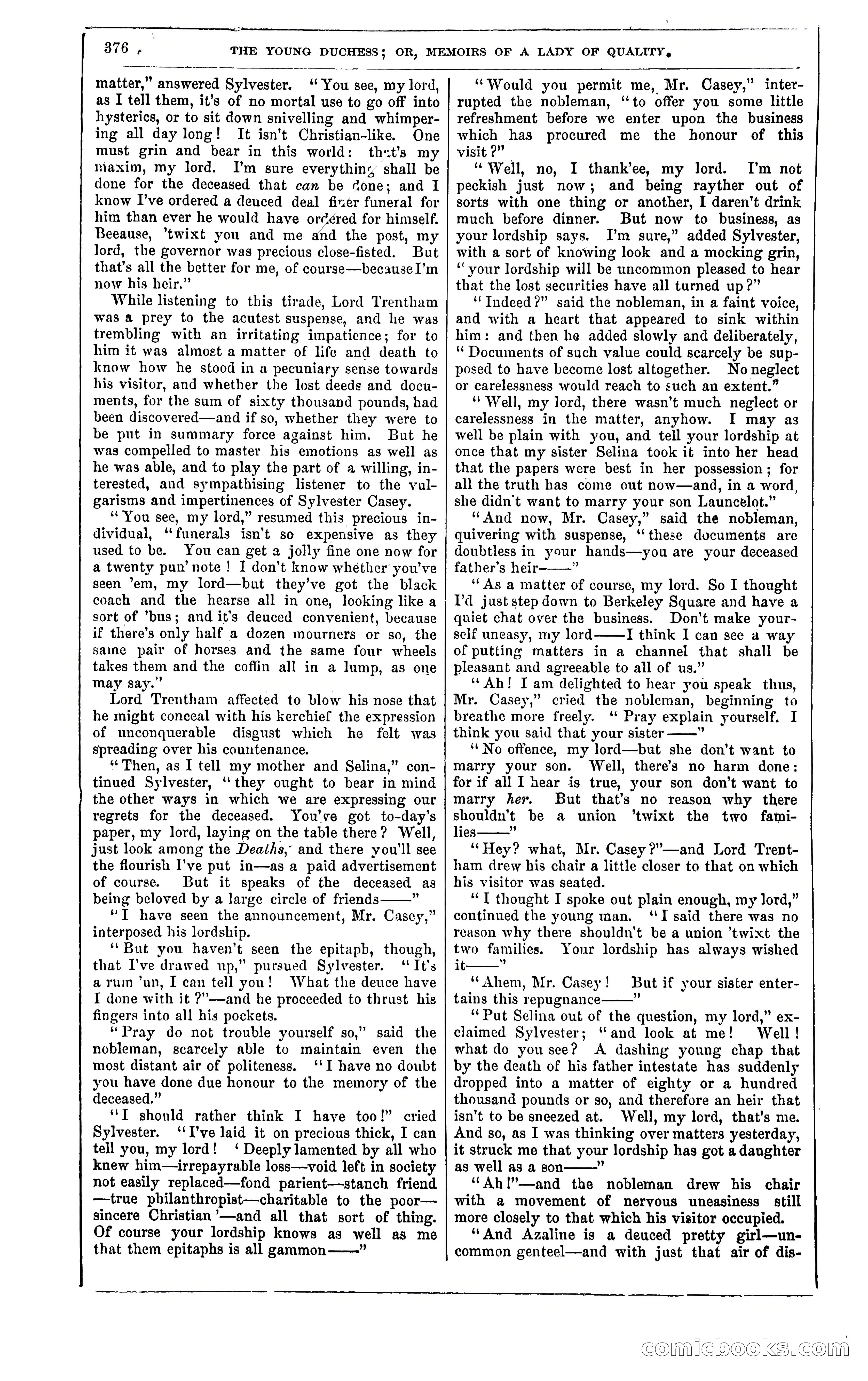 The Young Duchess; or, Memoirs of a Lady of Quality — page 390 of 400