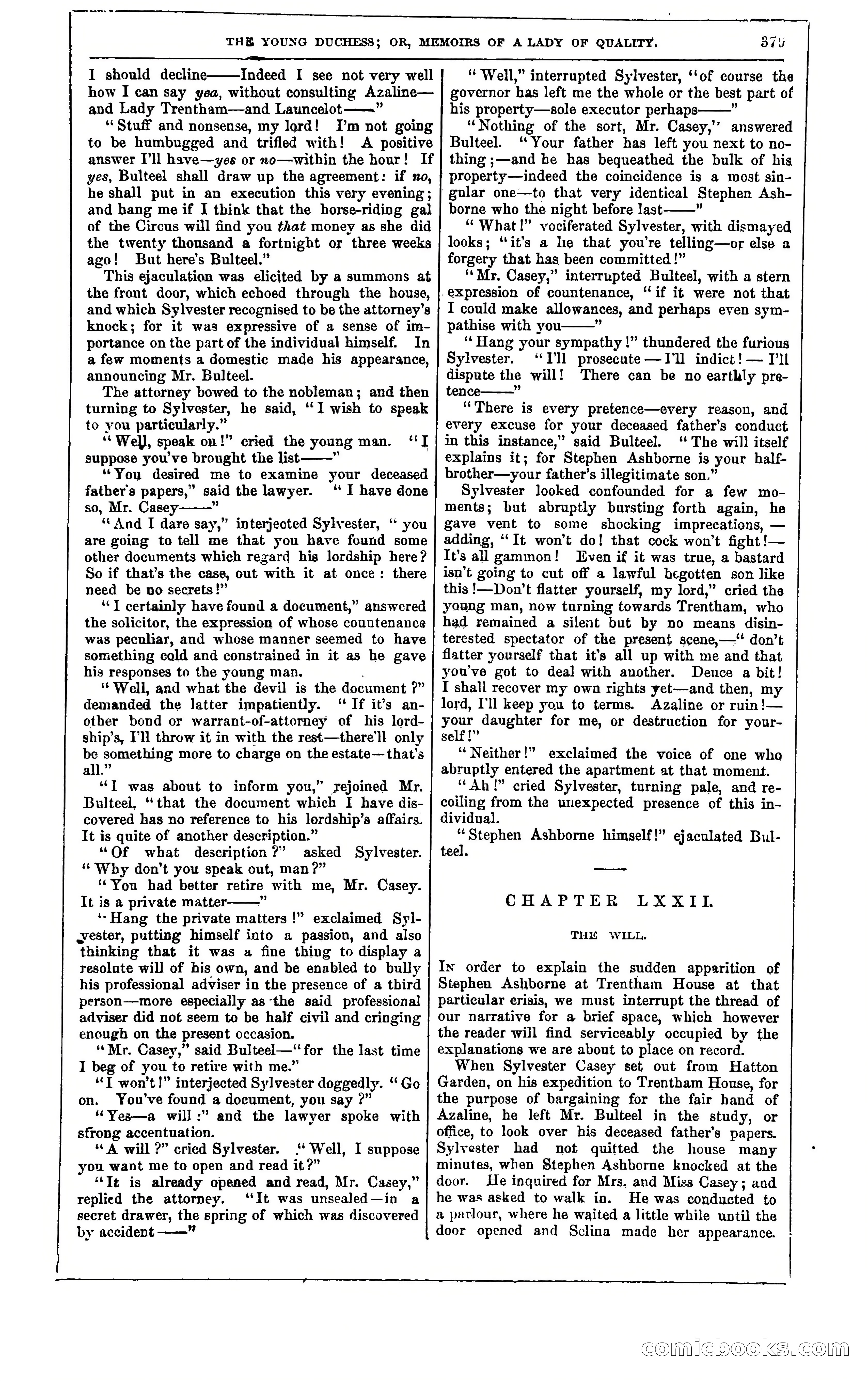 The Young Duchess; or, Memoirs of a Lady of Quality — page 393 of 400