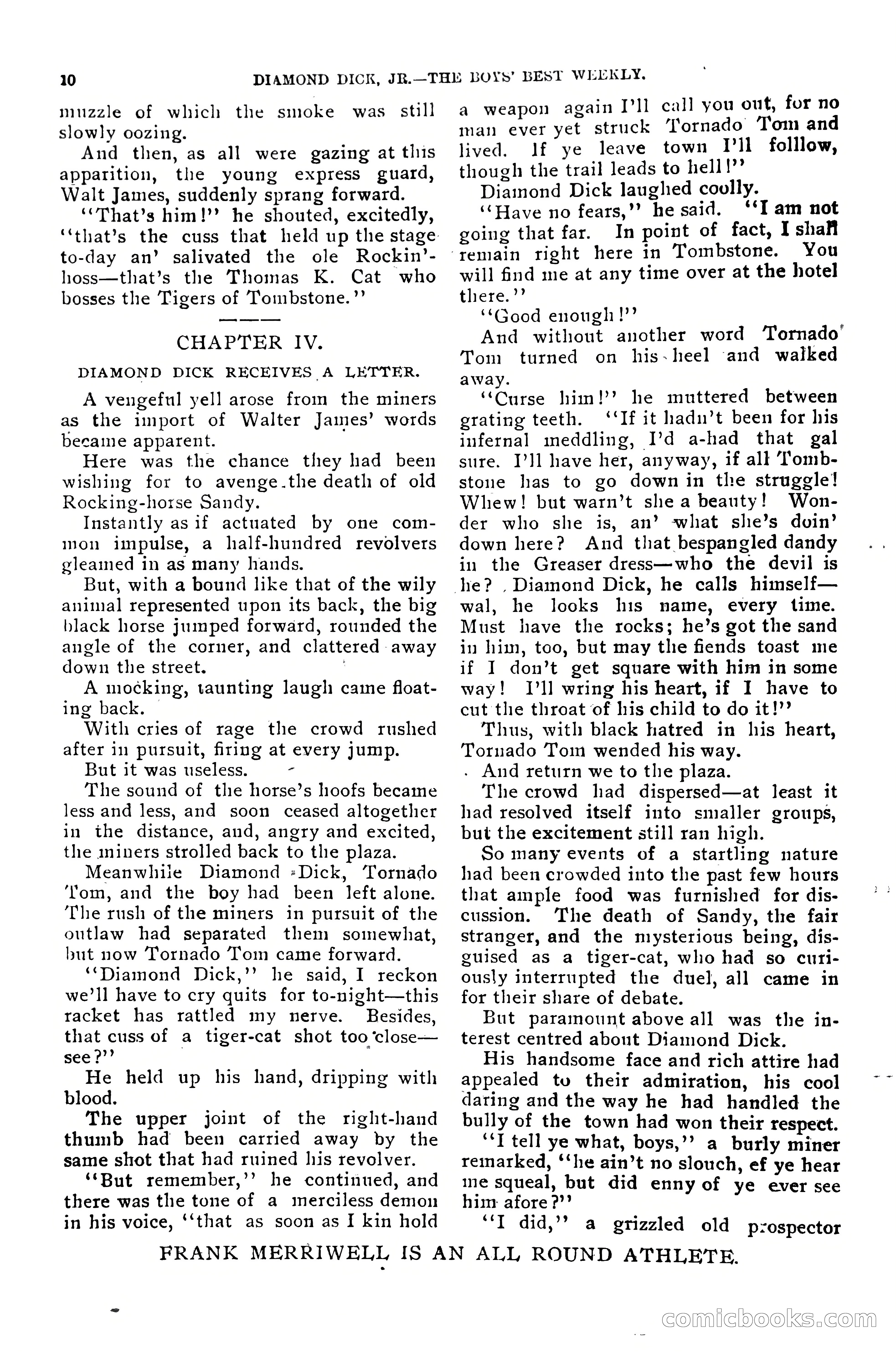 Dashing Diamond Dick, or, The Tigers of Tombstone — page 14 of 40