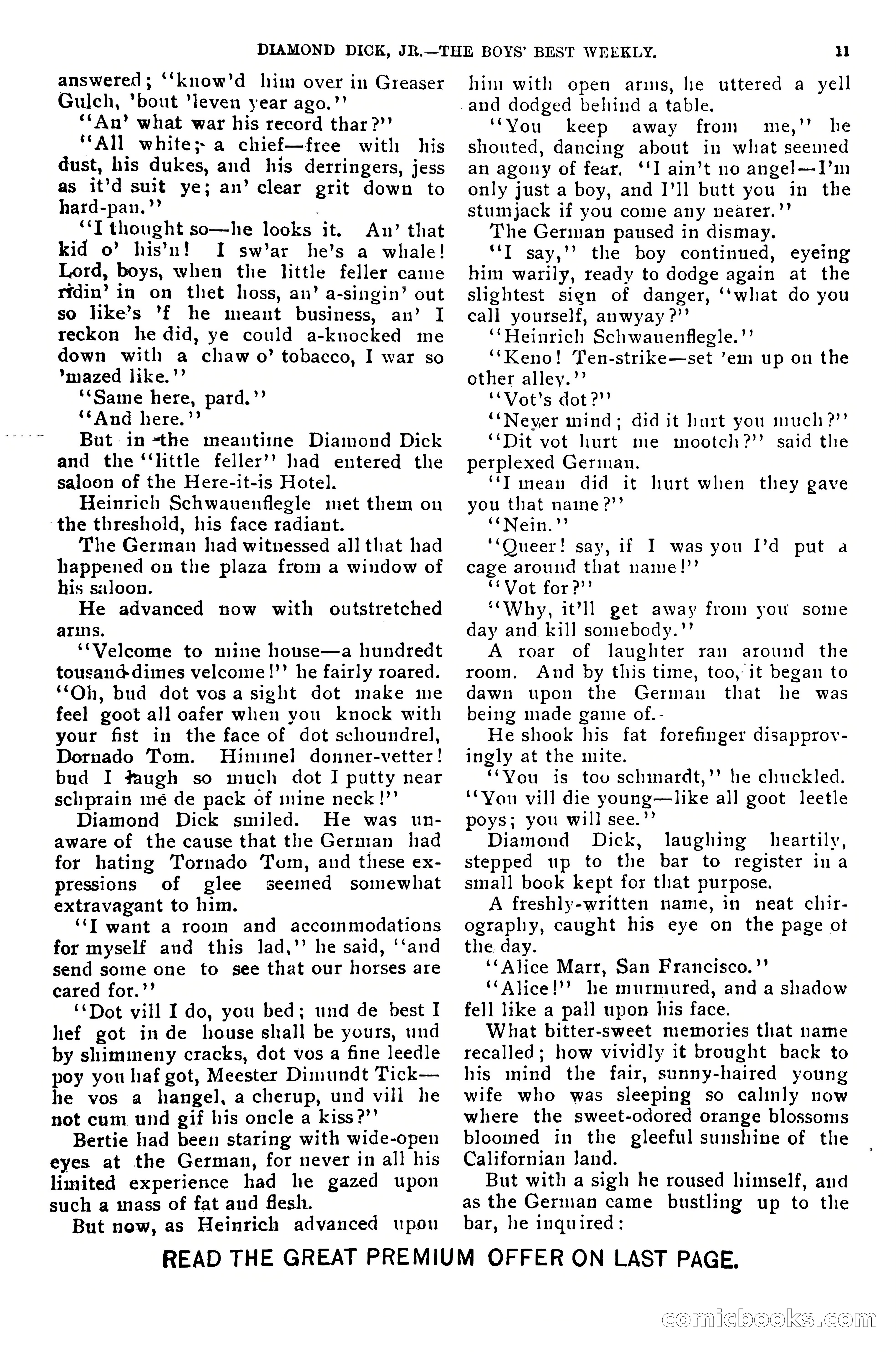 Dashing Diamond Dick, or, The Tigers of Tombstone — page 15 of 40