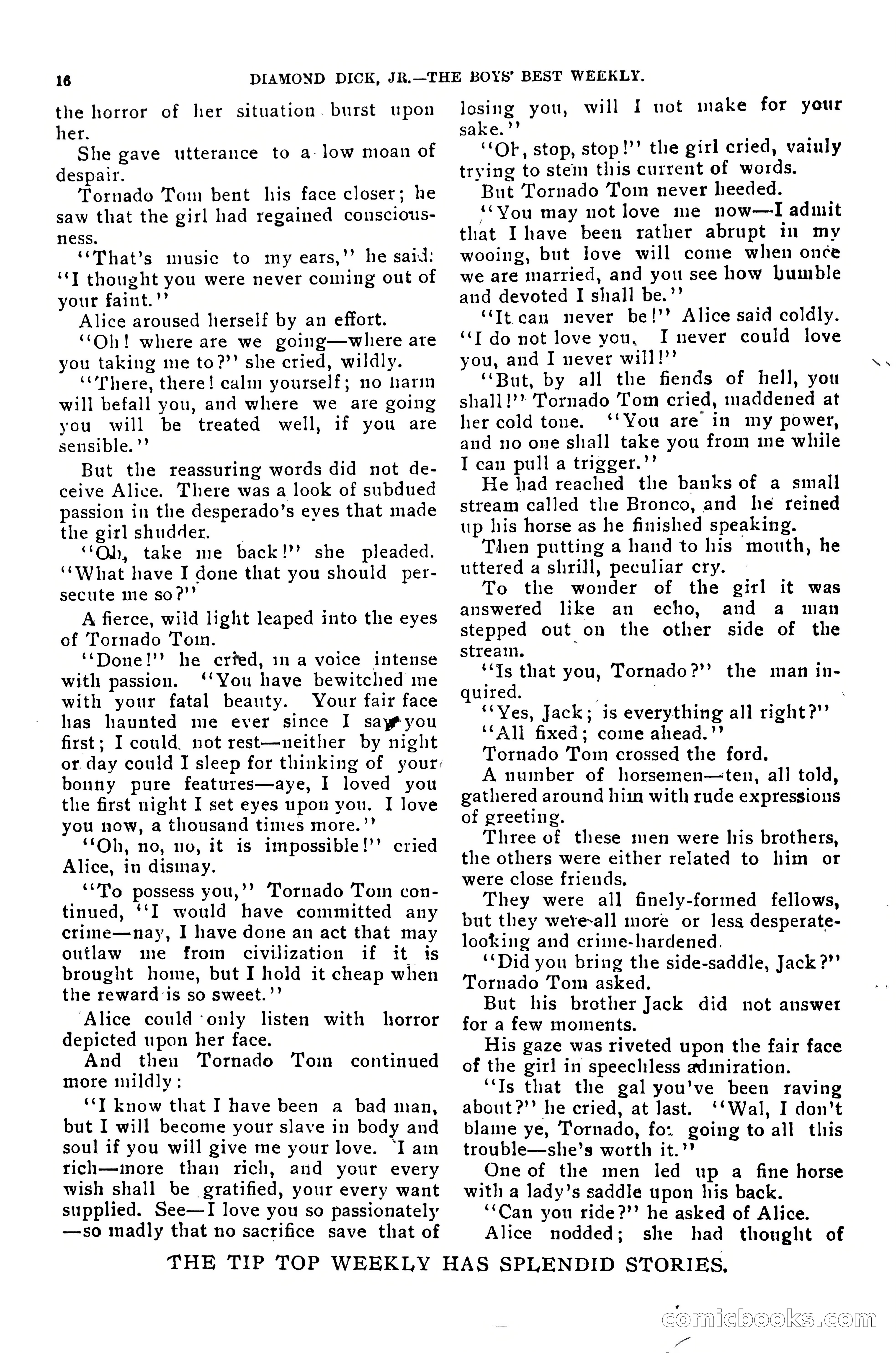 Dashing Diamond Dick, or, The Tigers of Tombstone — page 20 of 40