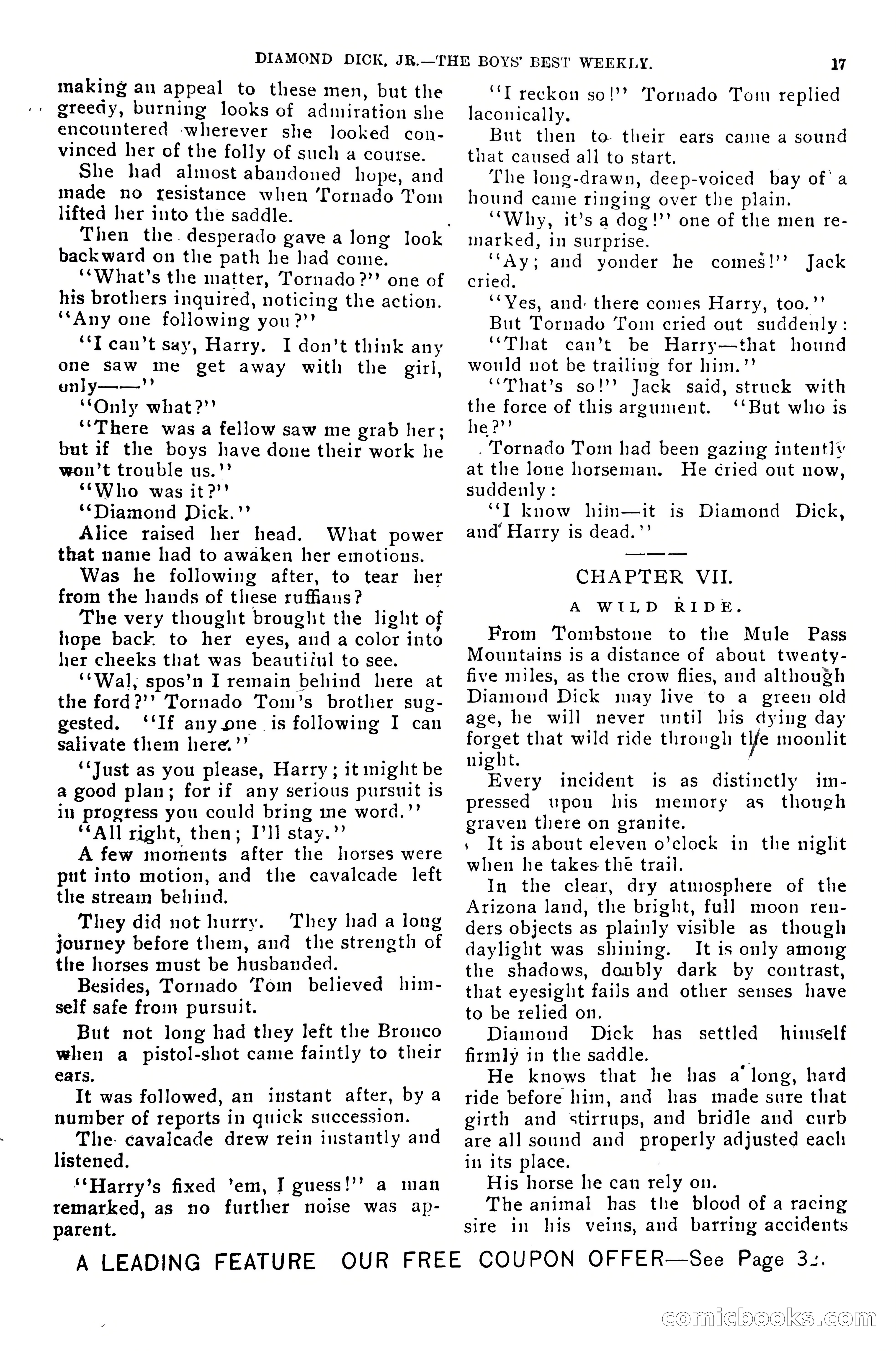 Dashing Diamond Dick, or, The Tigers of Tombstone — page 21 of 40