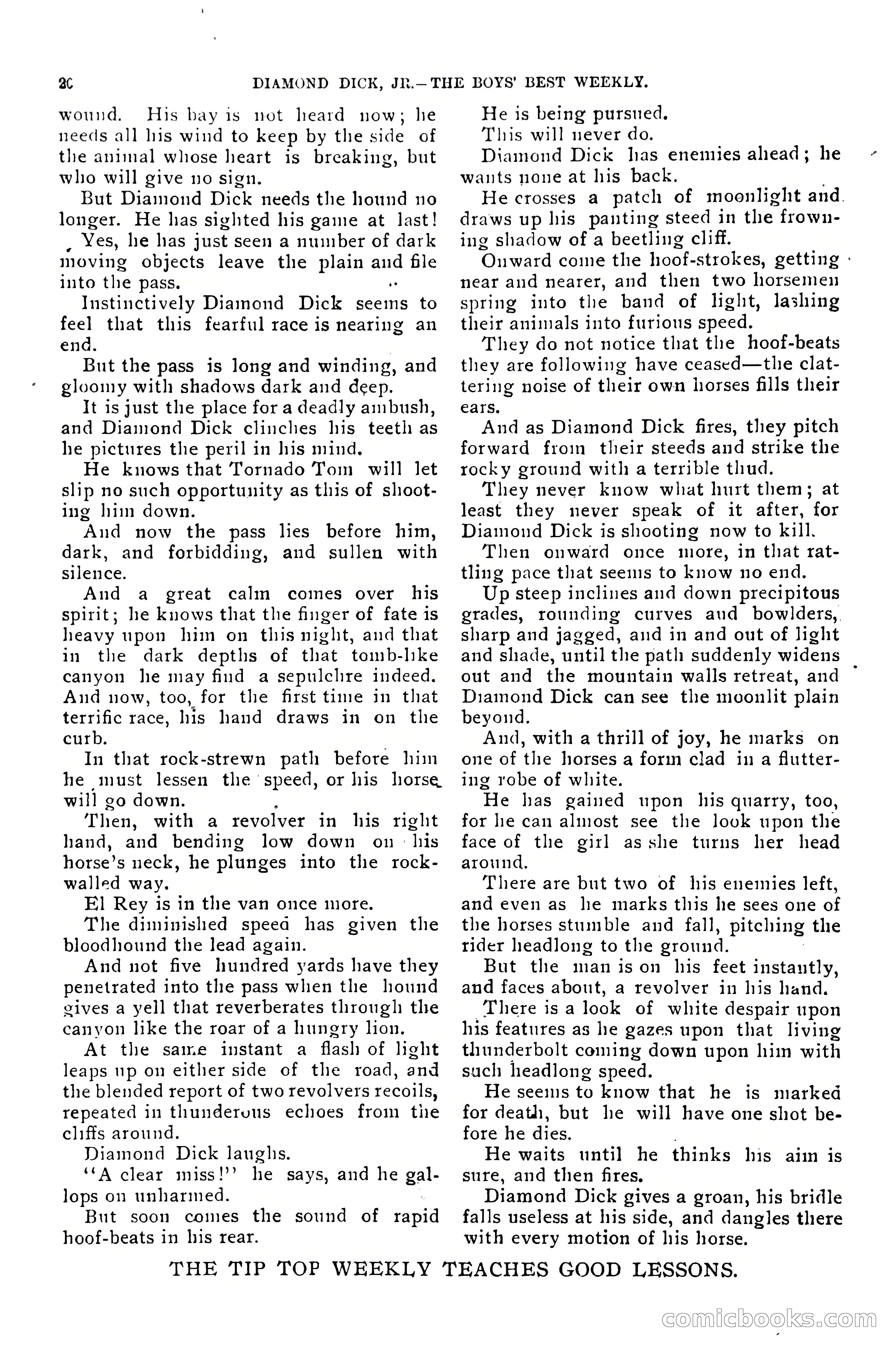 Dashing Diamond Dick, or, The Tigers of Tombstone — page 24 of 40