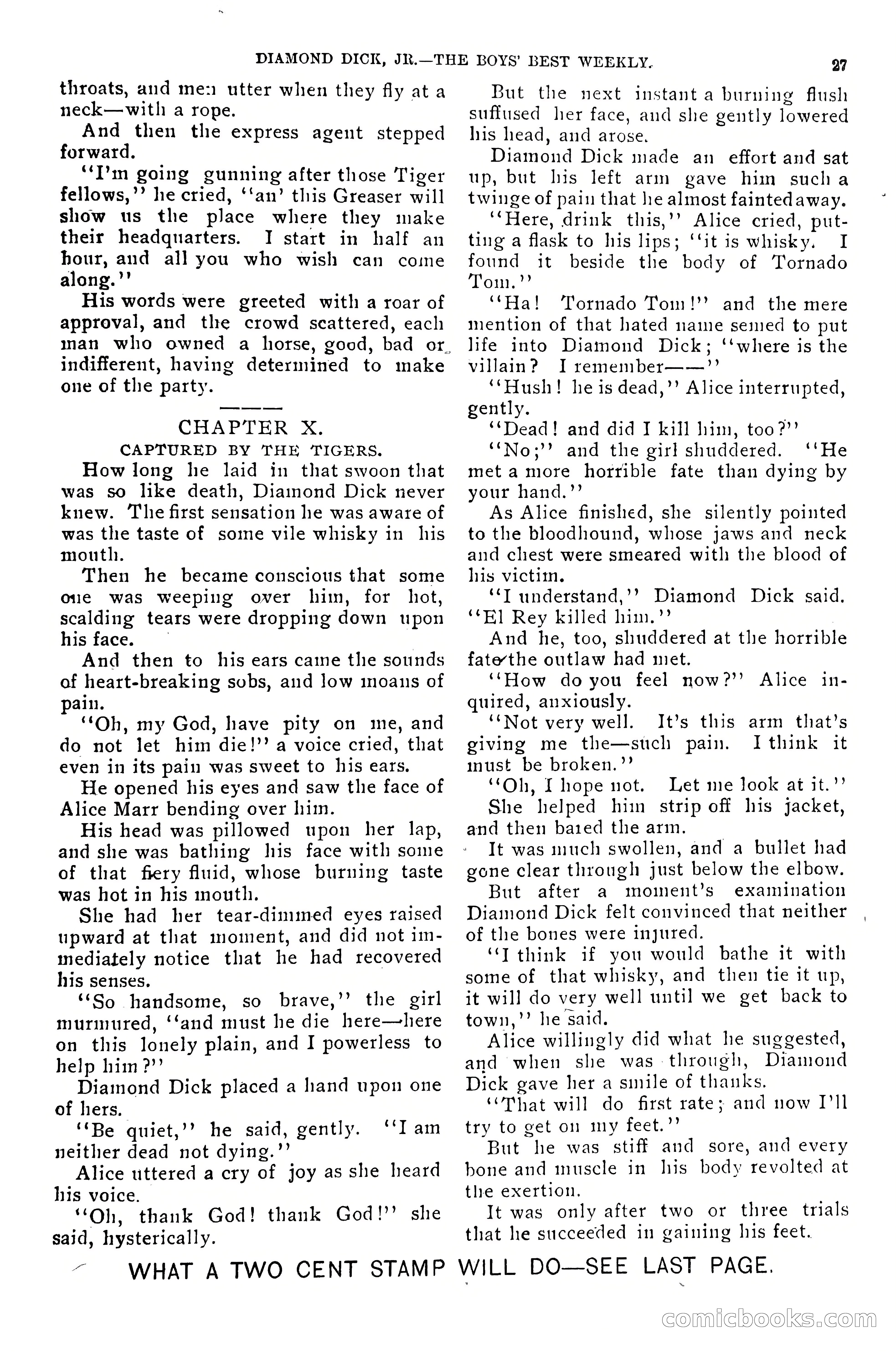 Dashing Diamond Dick, or, The Tigers of Tombstone — page 31 of 40