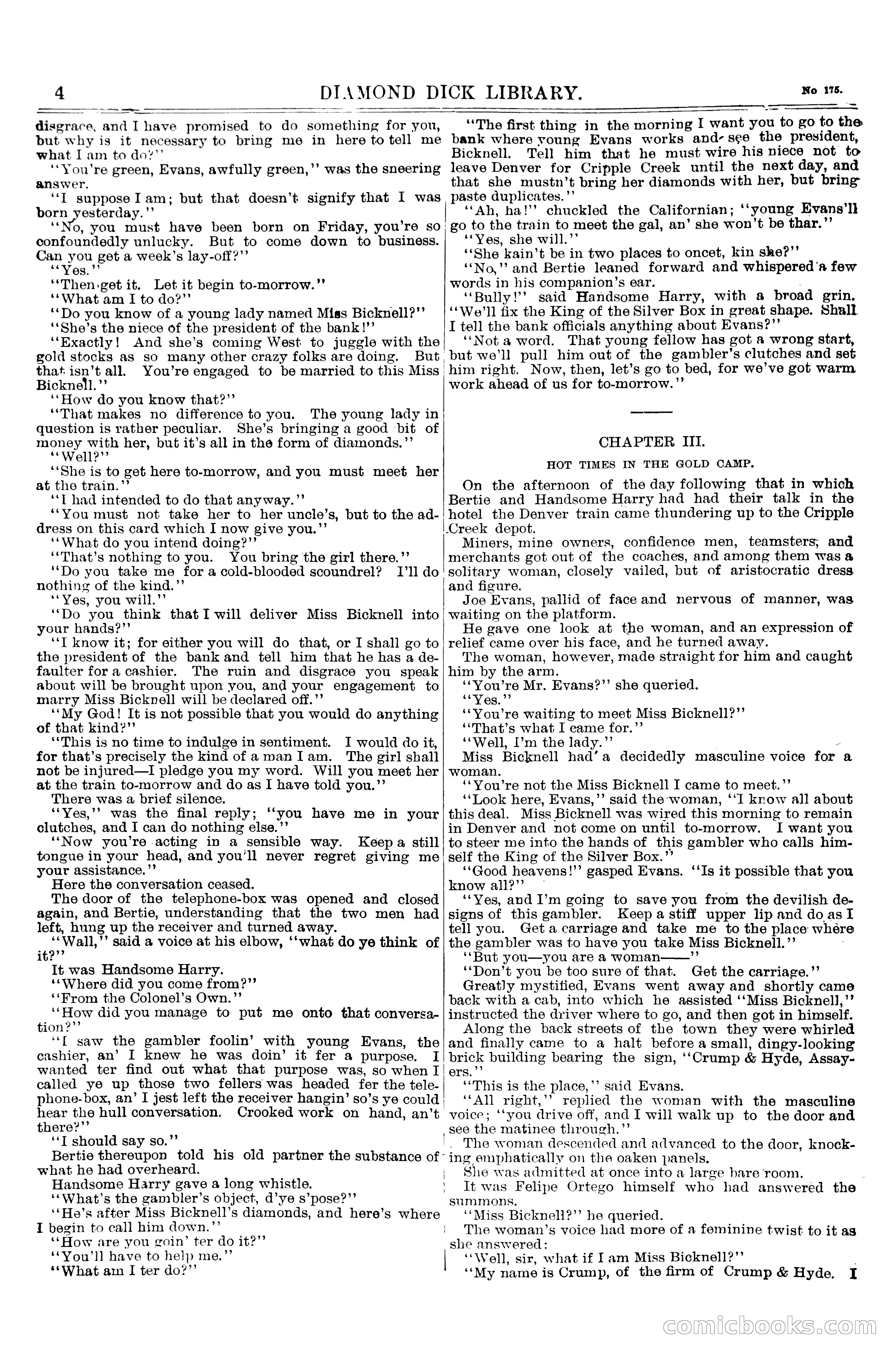 Diamond Dick, Jr.'s Call Down; or, The King of the Silver Box — page 6 of 20