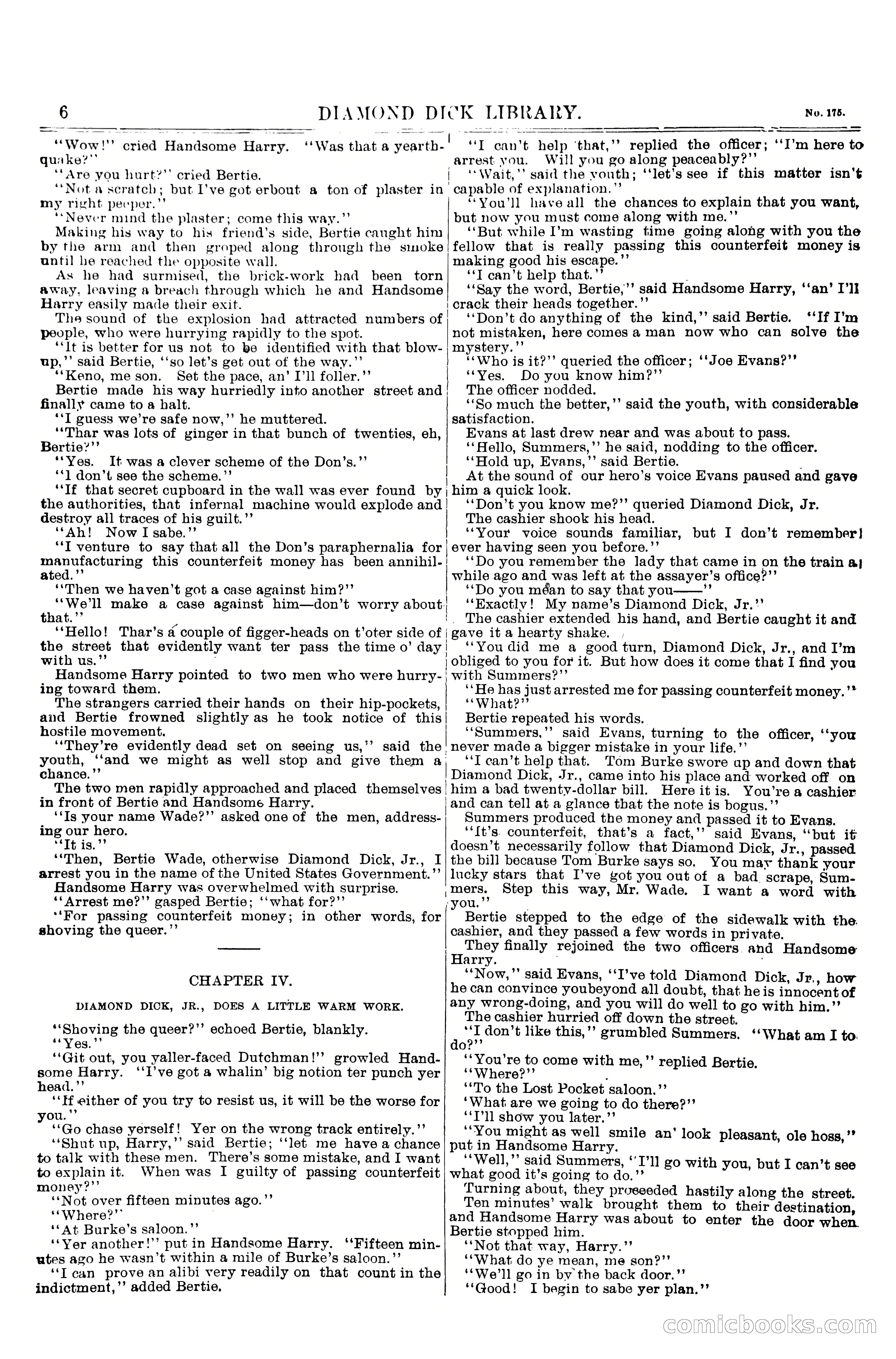 Diamond Dick, Jr.'s Call Down; or, The King of the Silver Box — page 8 of 20
