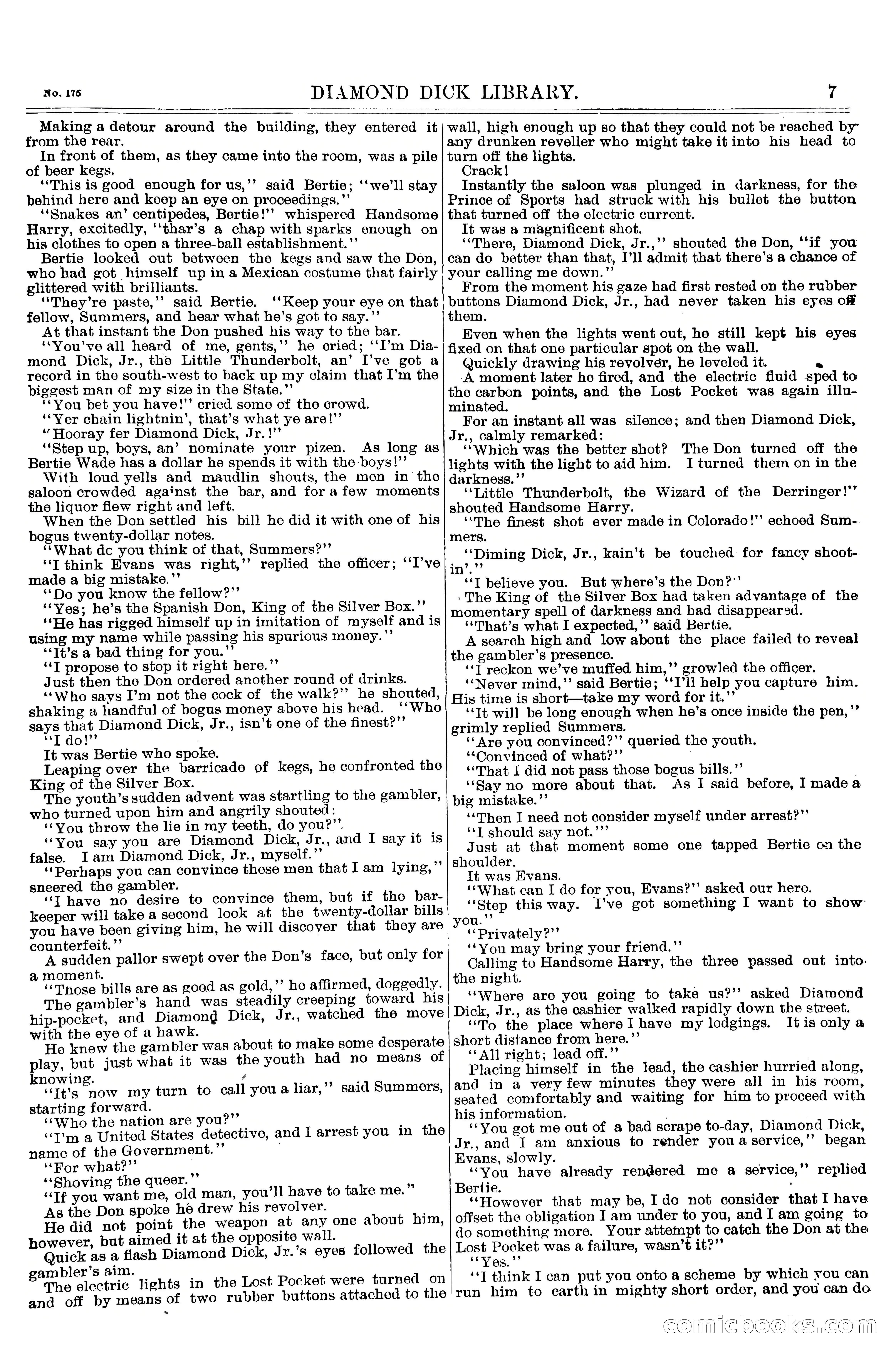 Diamond Dick, Jr.'s Call Down; or, The King of the Silver Box — page 9 of 20