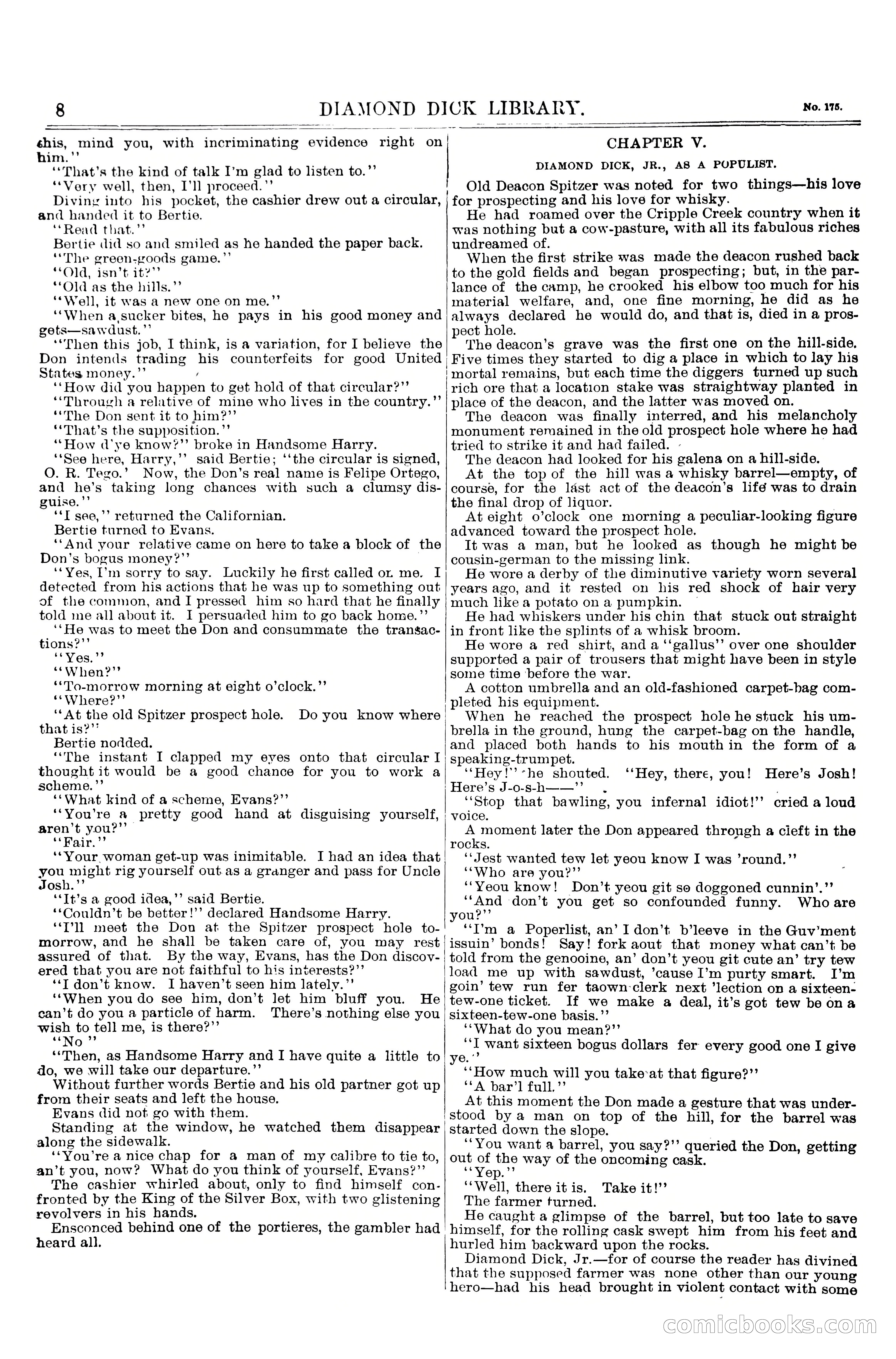 Diamond Dick, Jr.'s Call Down; or, The King of the Silver Box — page 10 of 20