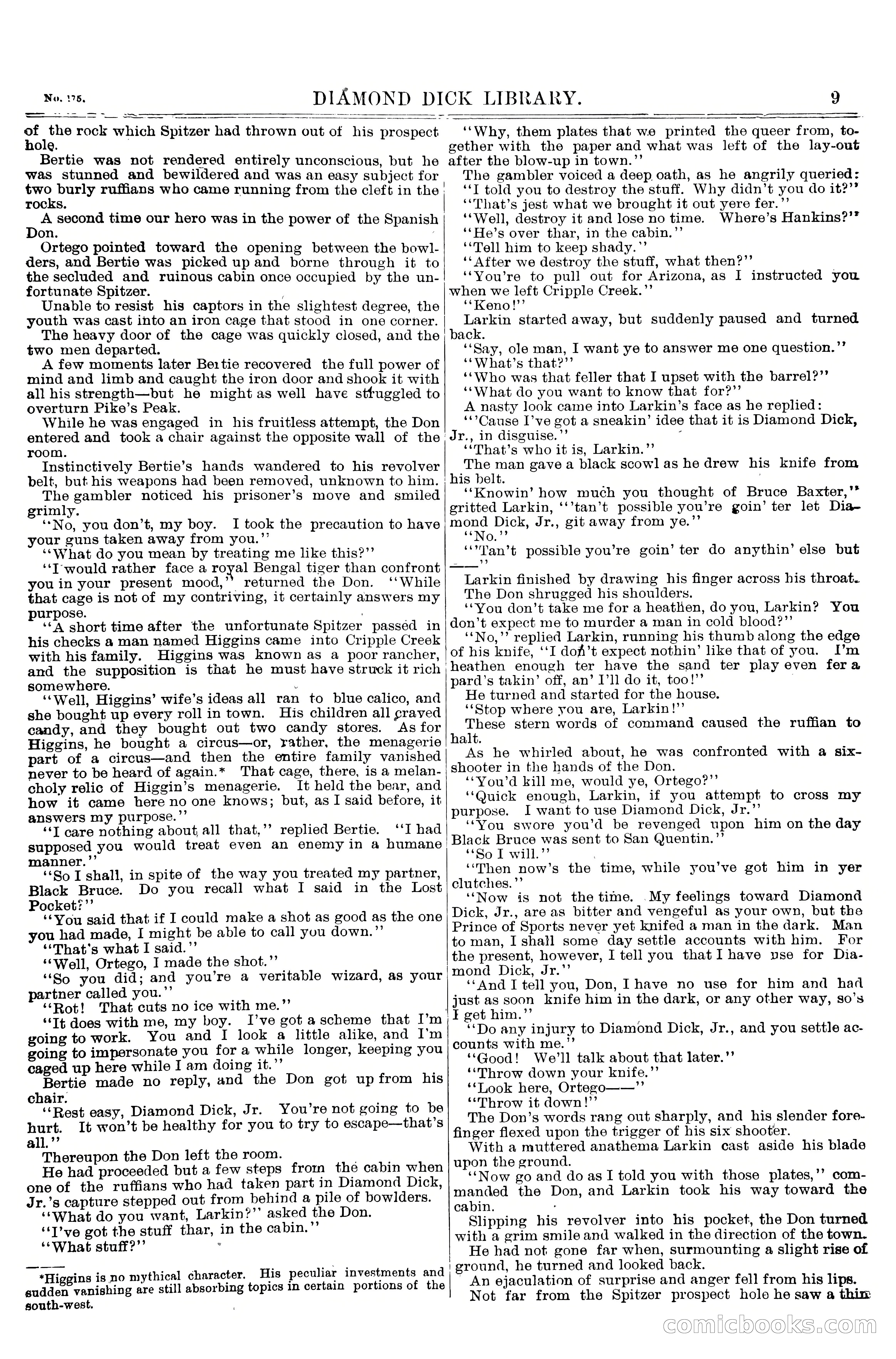 Diamond Dick, Jr.'s Call Down; or, The King of the Silver Box — page 11 of 20