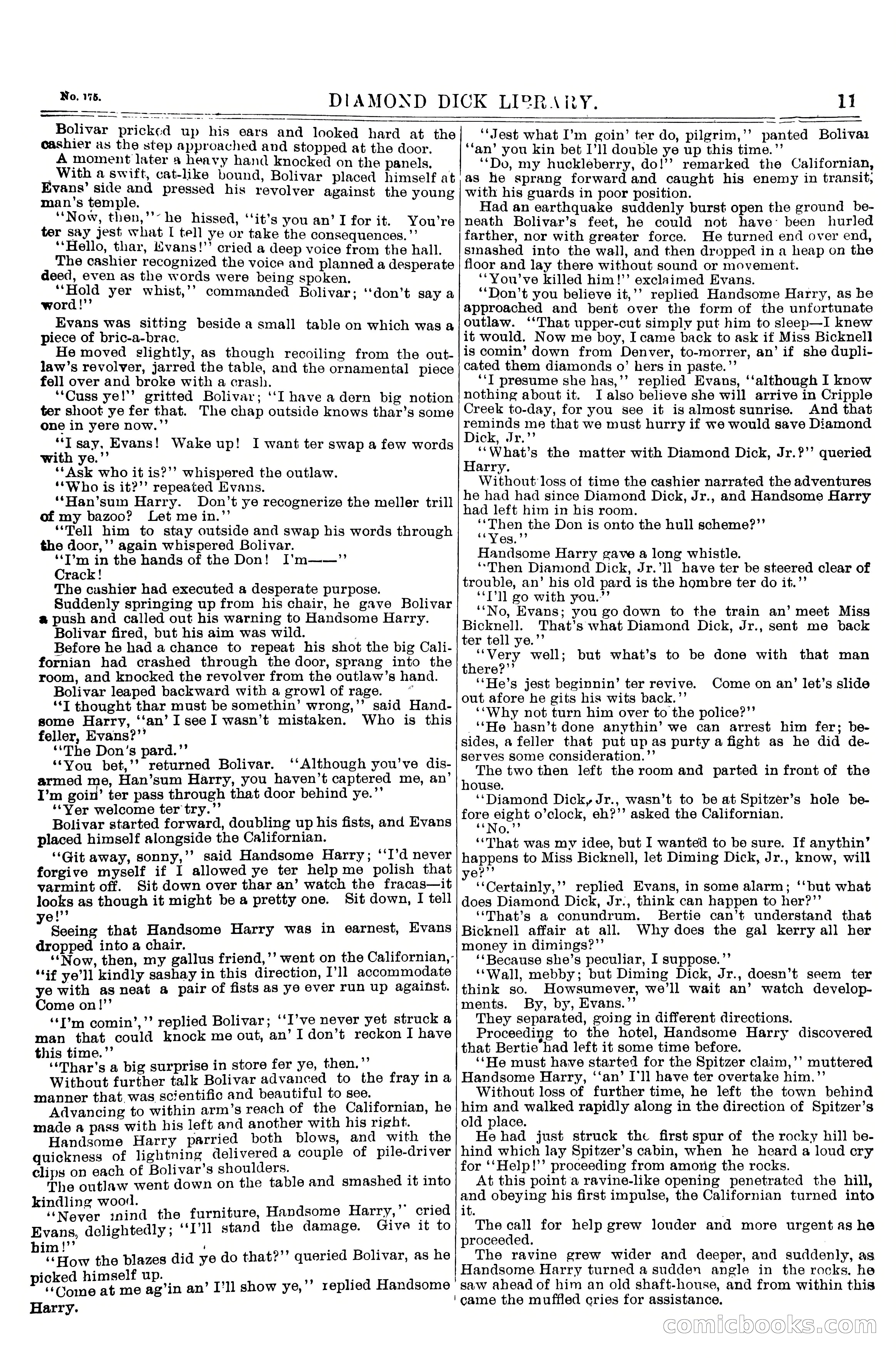 Diamond Dick, Jr.'s Call Down; or, The King of the Silver Box — page 13 of 20