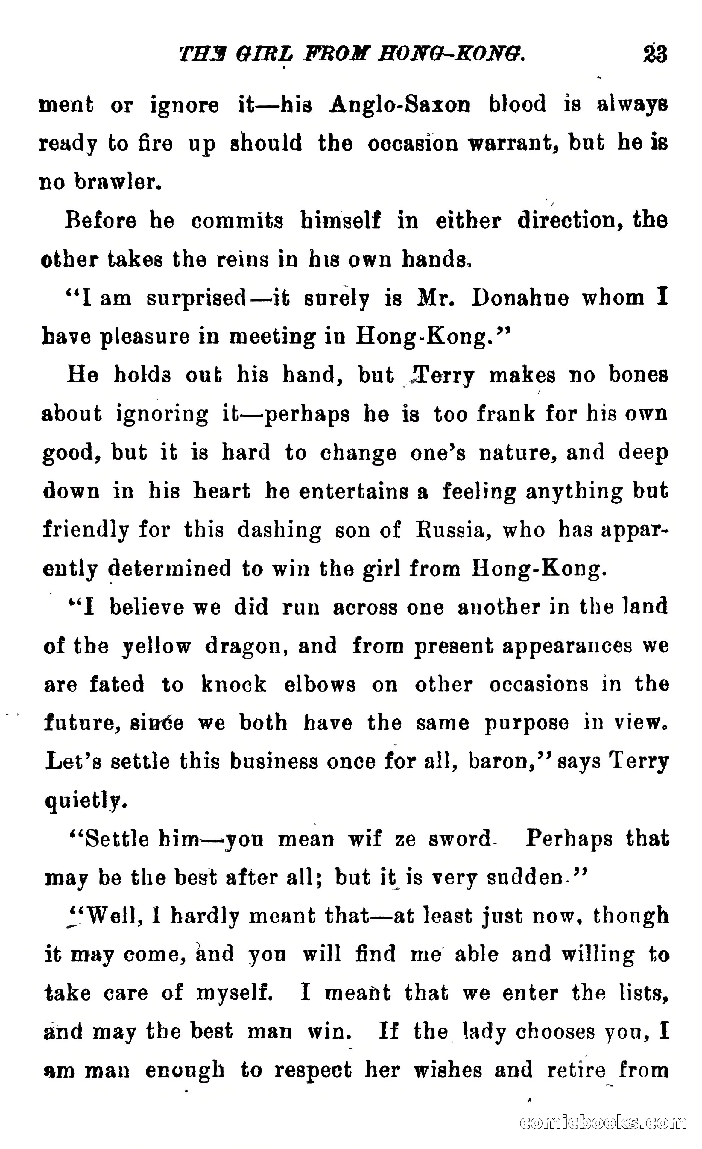 The Girl from Hong-Kong: A Story of Adventure Under Five Suns — page 29 of 350
