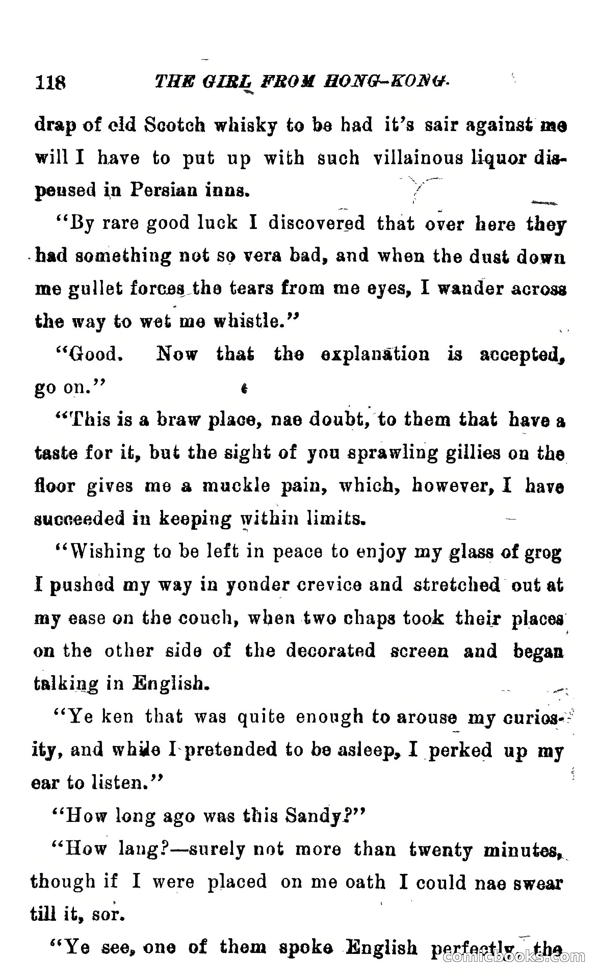 The Girl from Hong-Kong: A Story of Adventure Under Five Suns — page 124 of 350