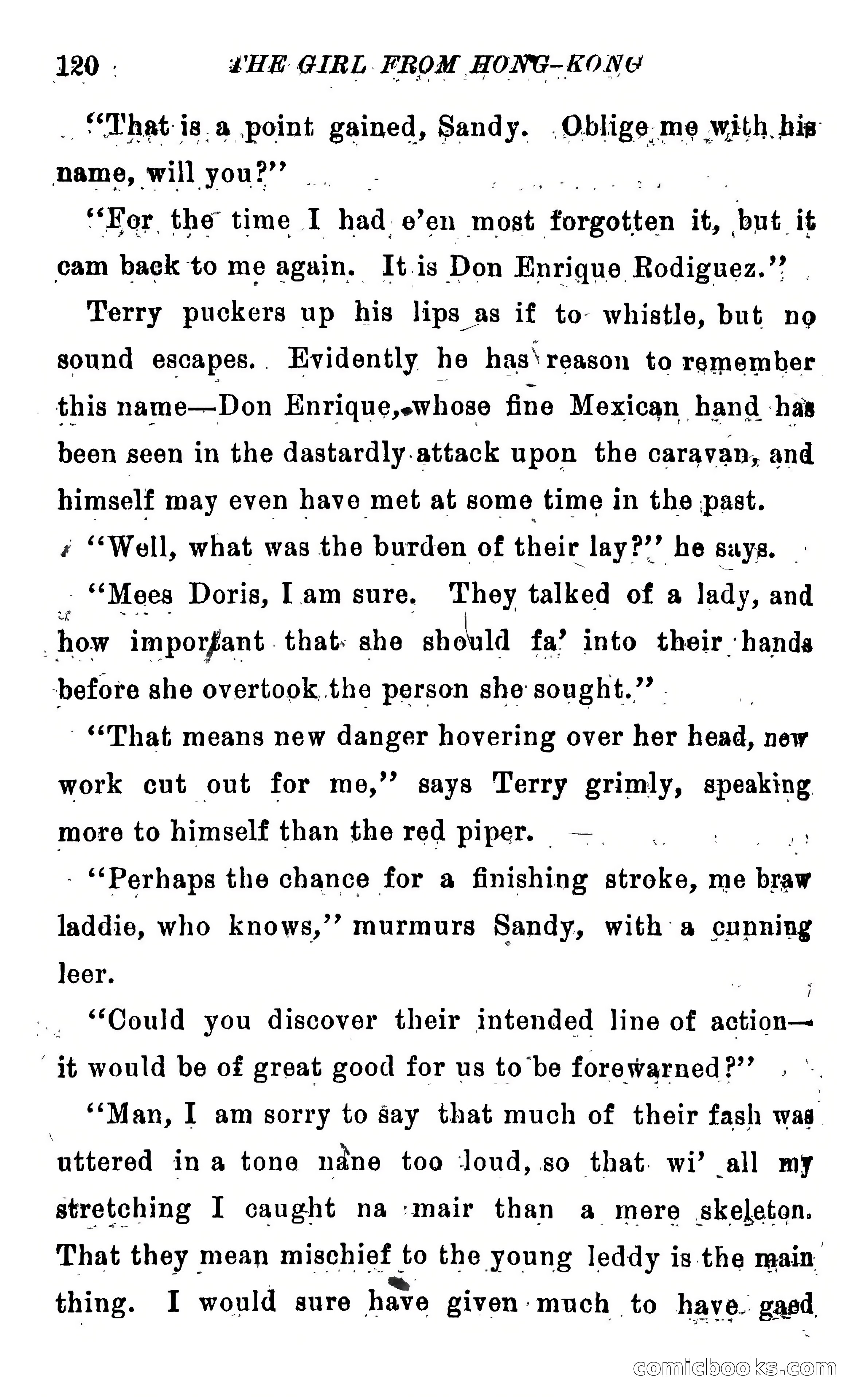 The Girl from Hong-Kong: A Story of Adventure Under Five Suns — page 126 of 350