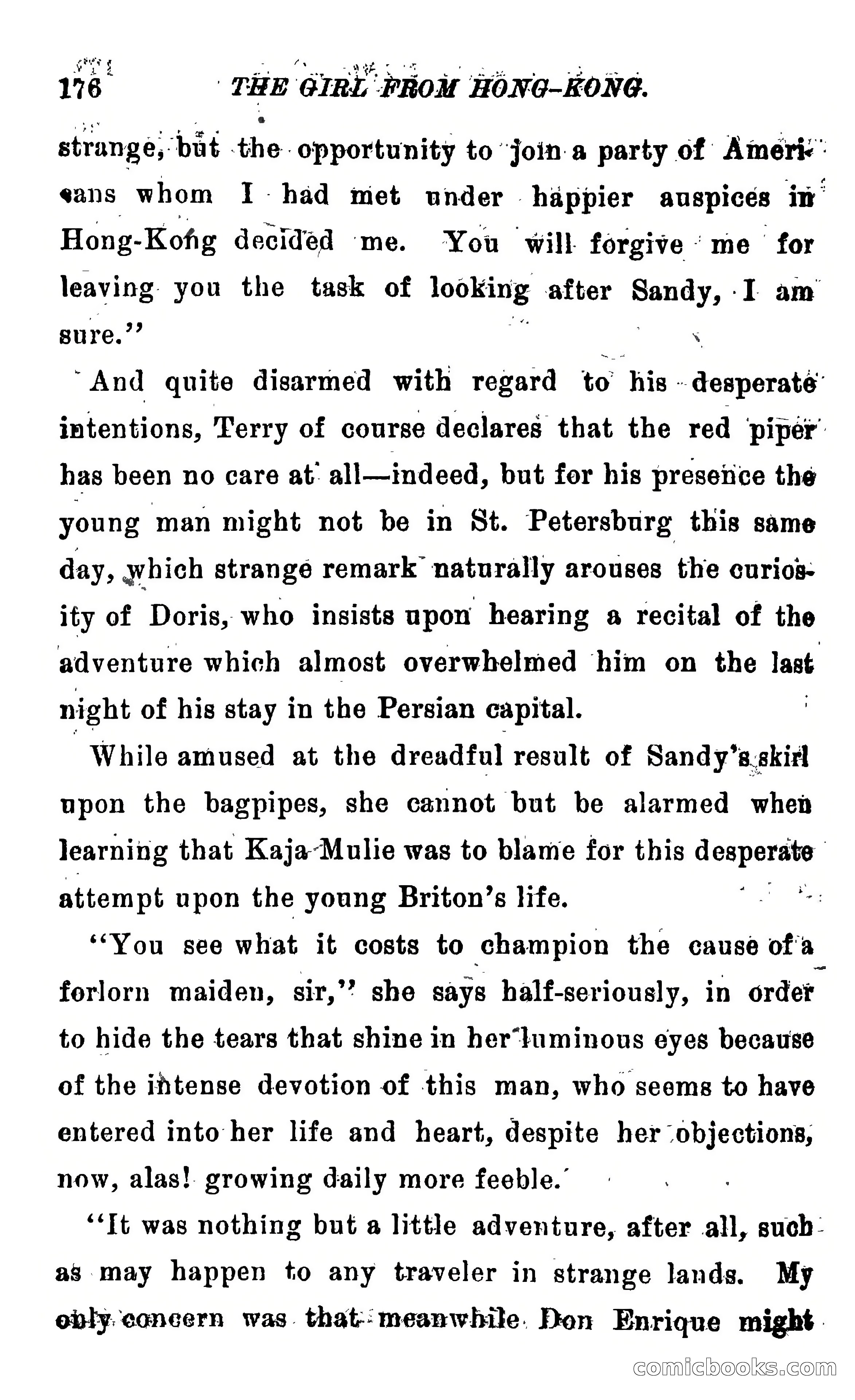 The Girl from Hong-Kong: A Story of Adventure Under Five Suns — page 182 of 350