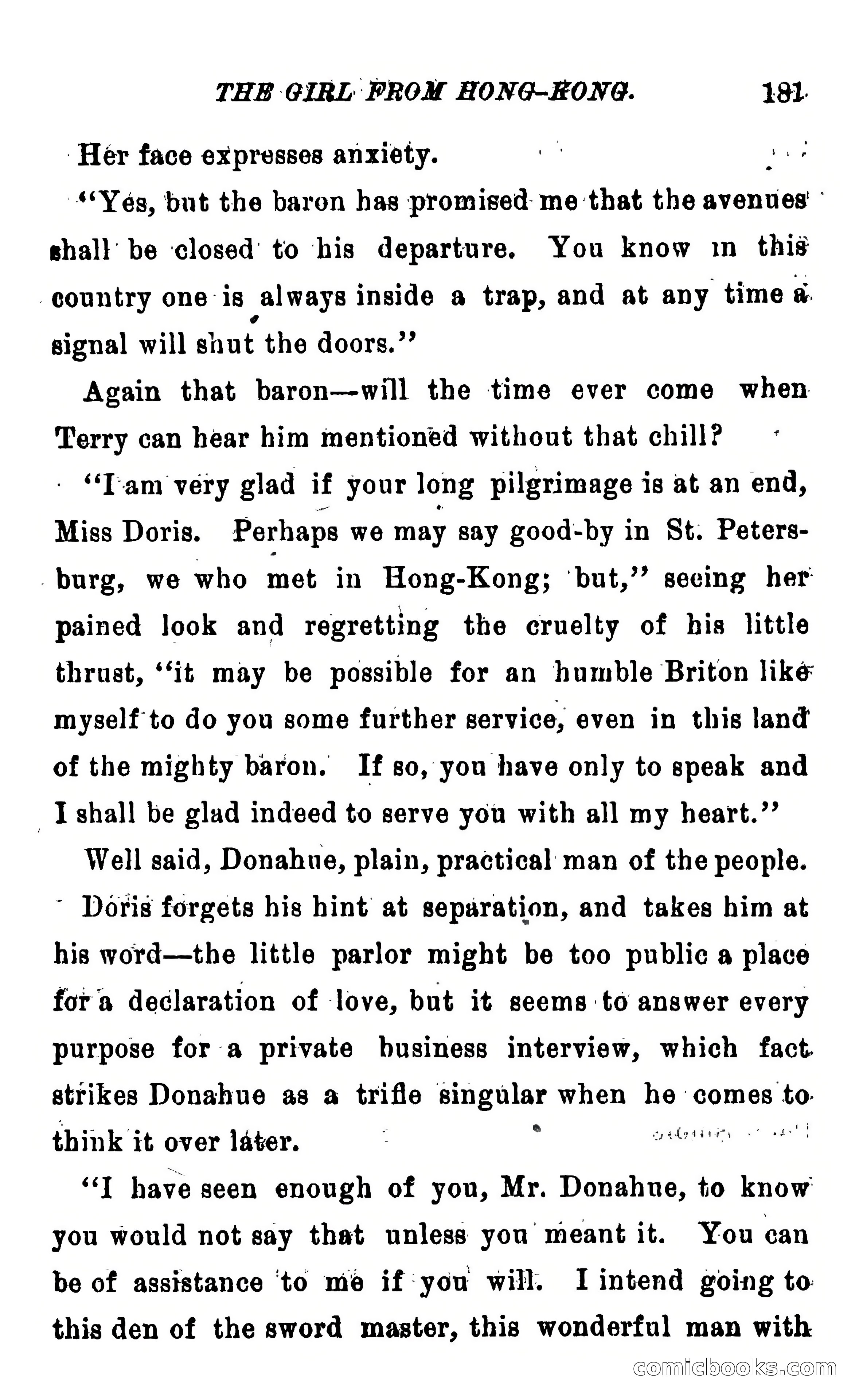 The Girl from Hong-Kong: A Story of Adventure Under Five Suns — page 187 of 350