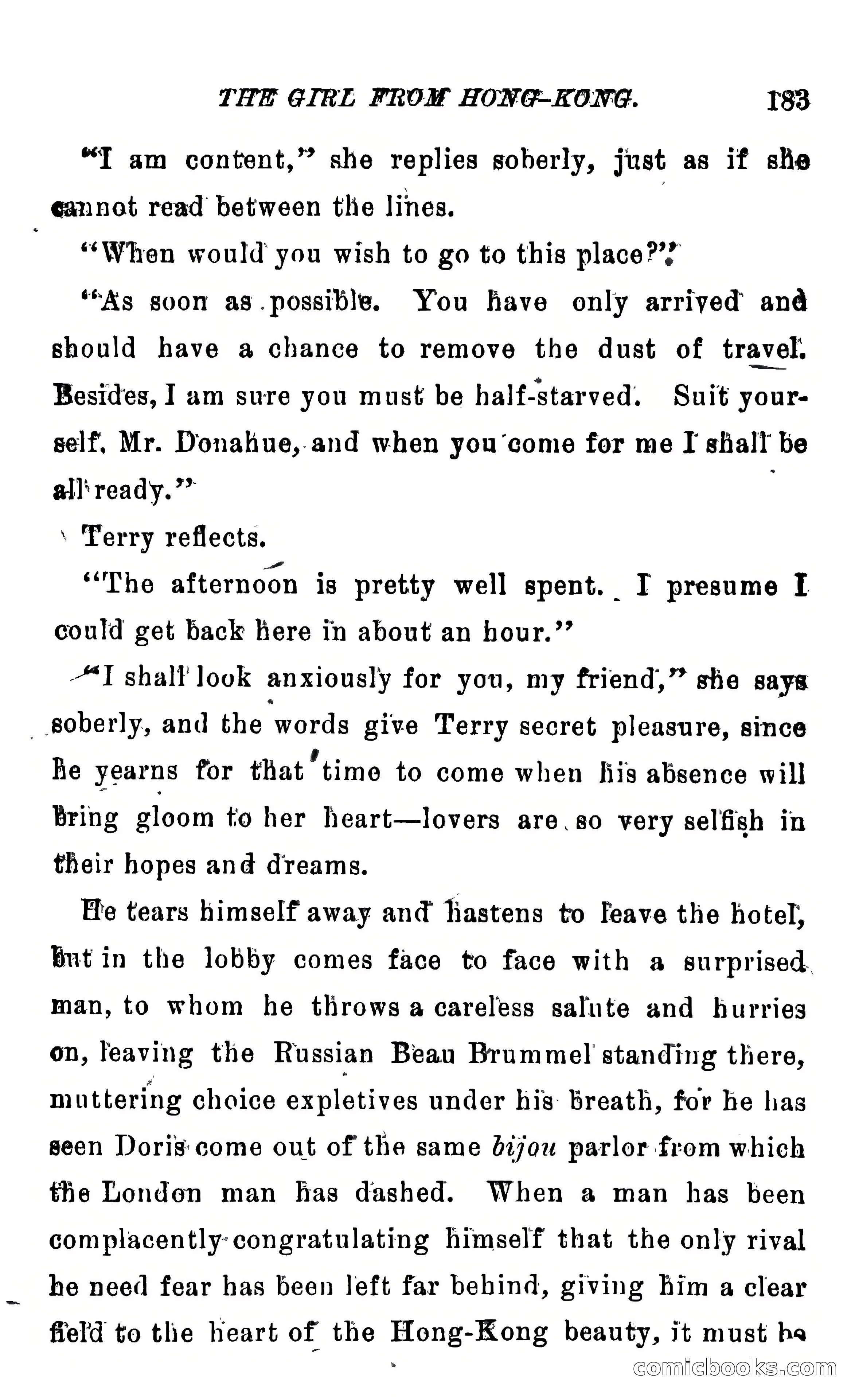 The Girl from Hong-Kong: A Story of Adventure Under Five Suns — page 189 of 350