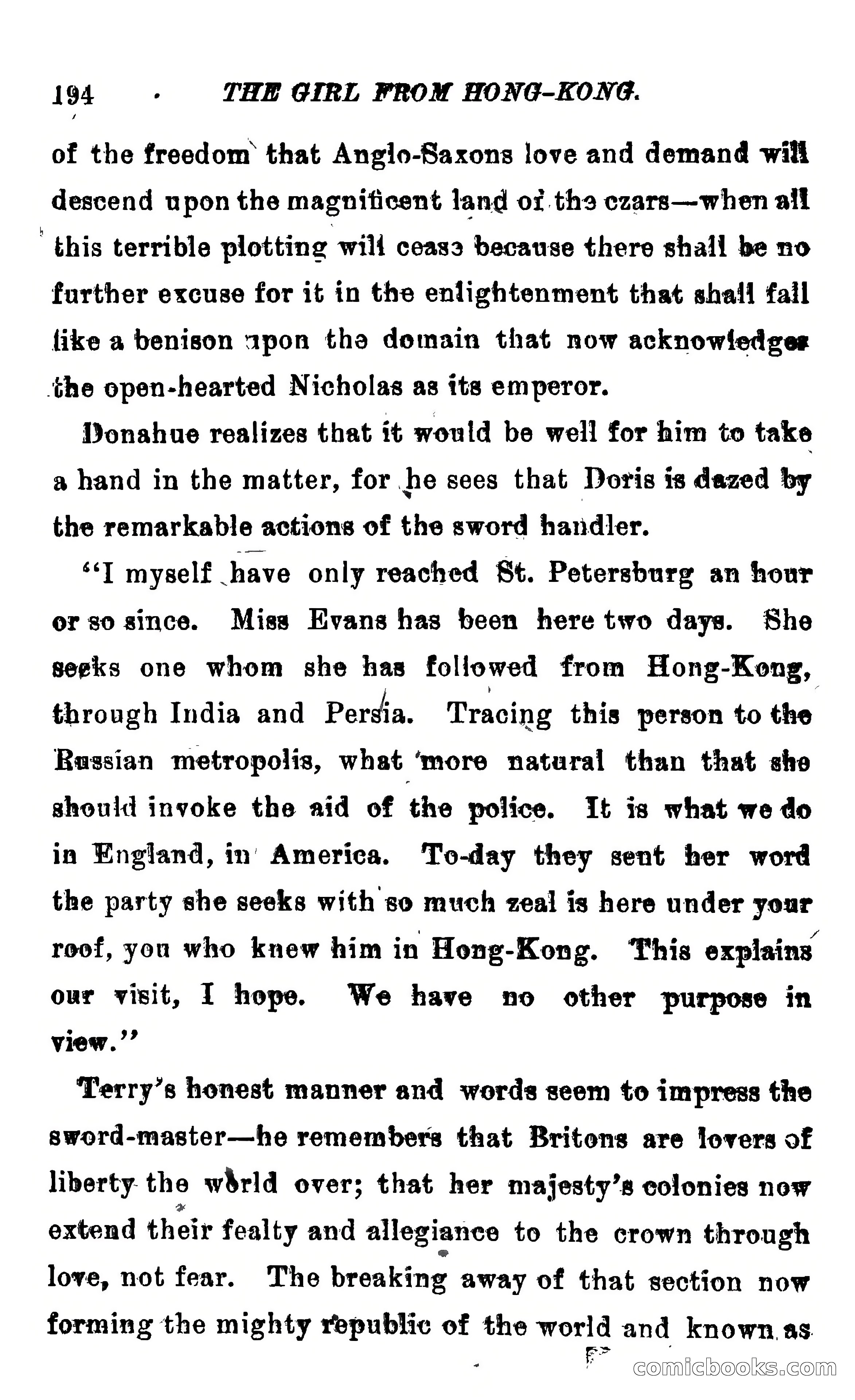 The Girl from Hong-Kong: A Story of Adventure Under Five Suns — page 200 of 350
