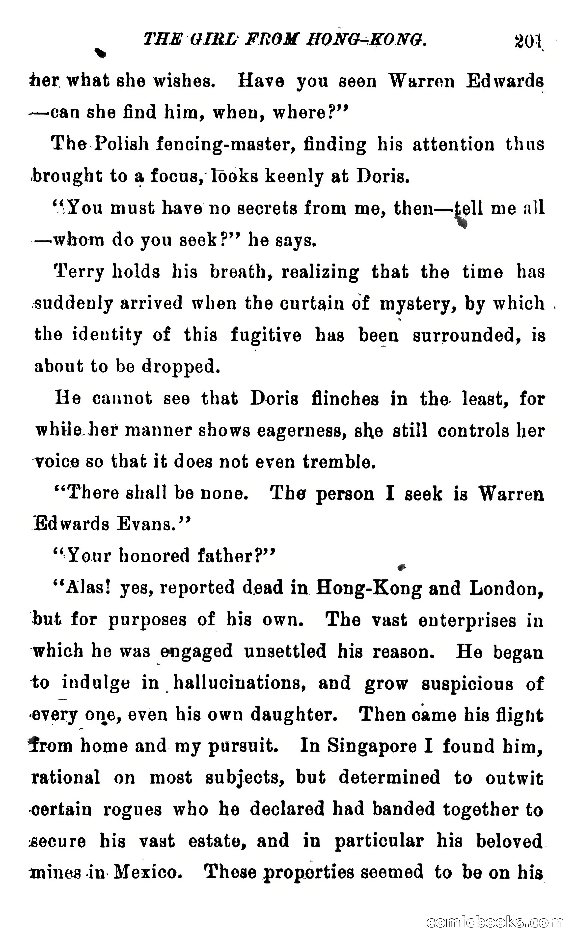 The Girl from Hong-Kong: A Story of Adventure Under Five Suns — page 207 of 350