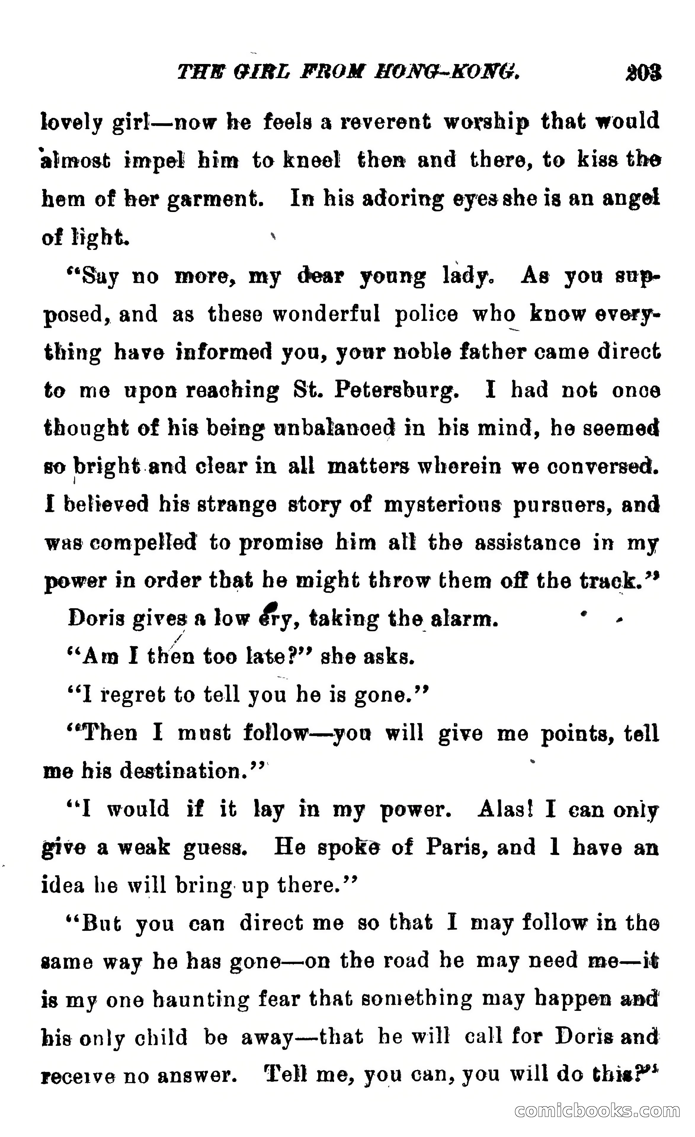The Girl from Hong-Kong: A Story of Adventure Under Five Suns — page 209 of 350