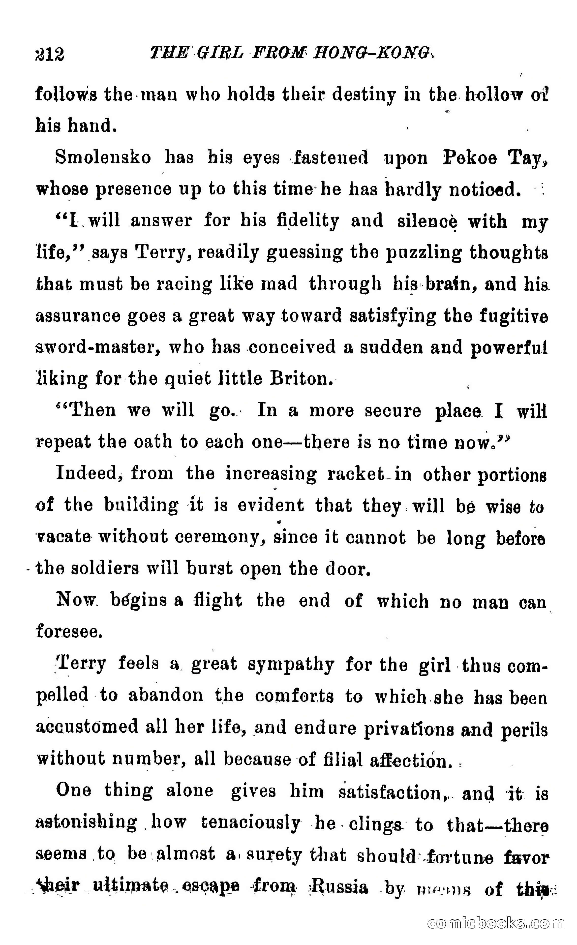 The Girl from Hong-Kong: A Story of Adventure Under Five Suns — page 218 of 350