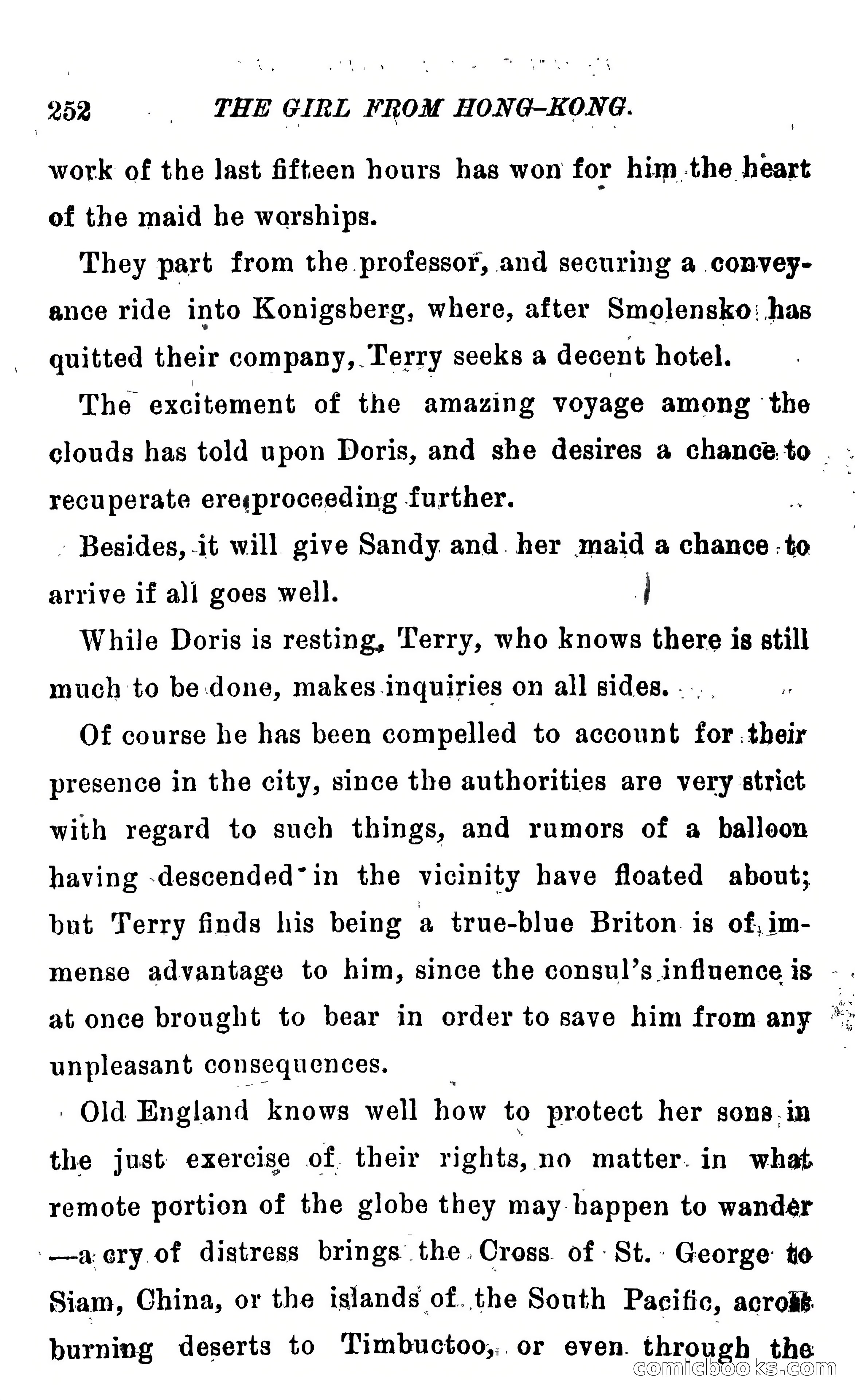 The Girl from Hong-Kong: A Story of Adventure Under Five Suns — page 258 of 350