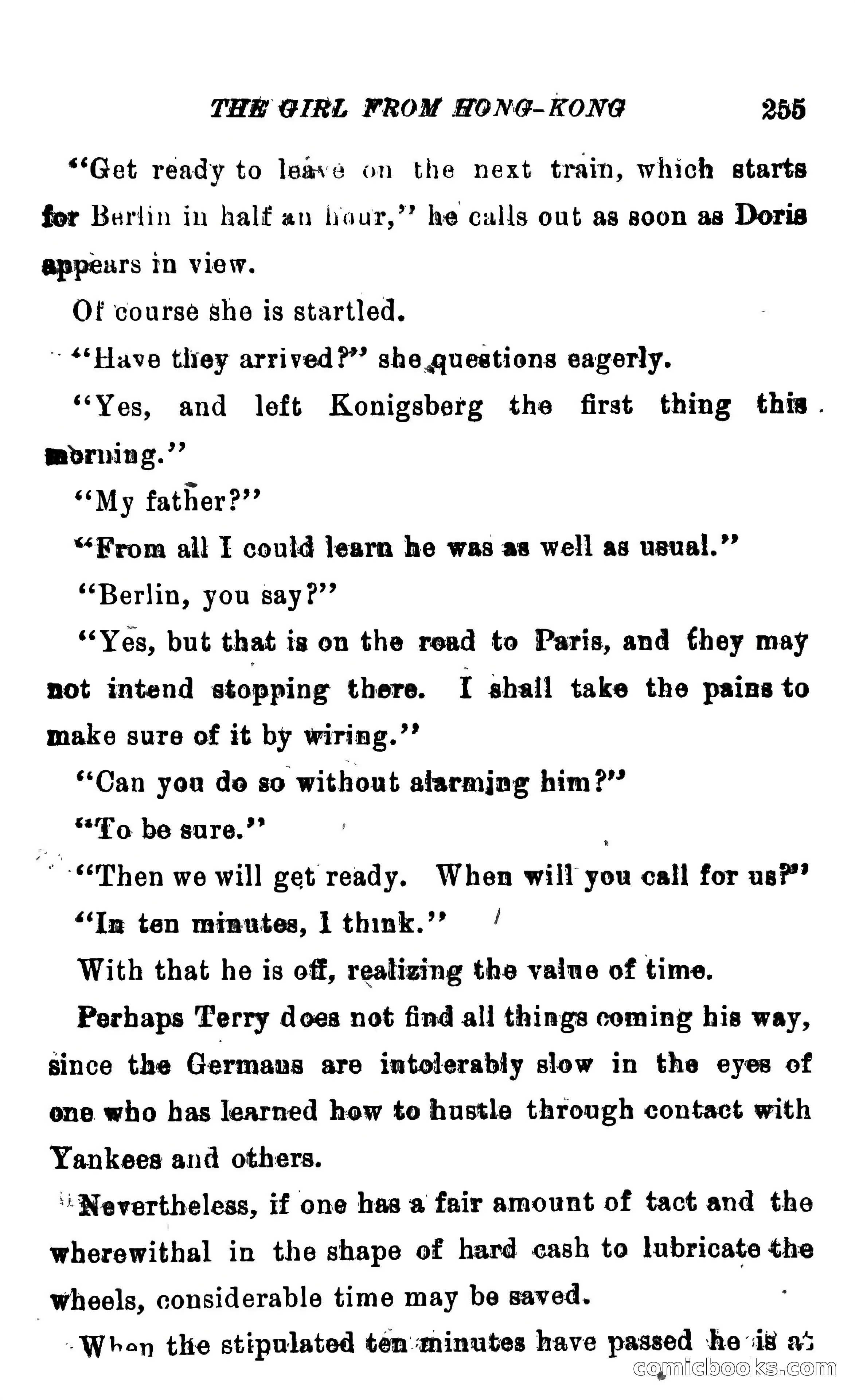 The Girl from Hong-Kong: A Story of Adventure Under Five Suns — page 261 of 350