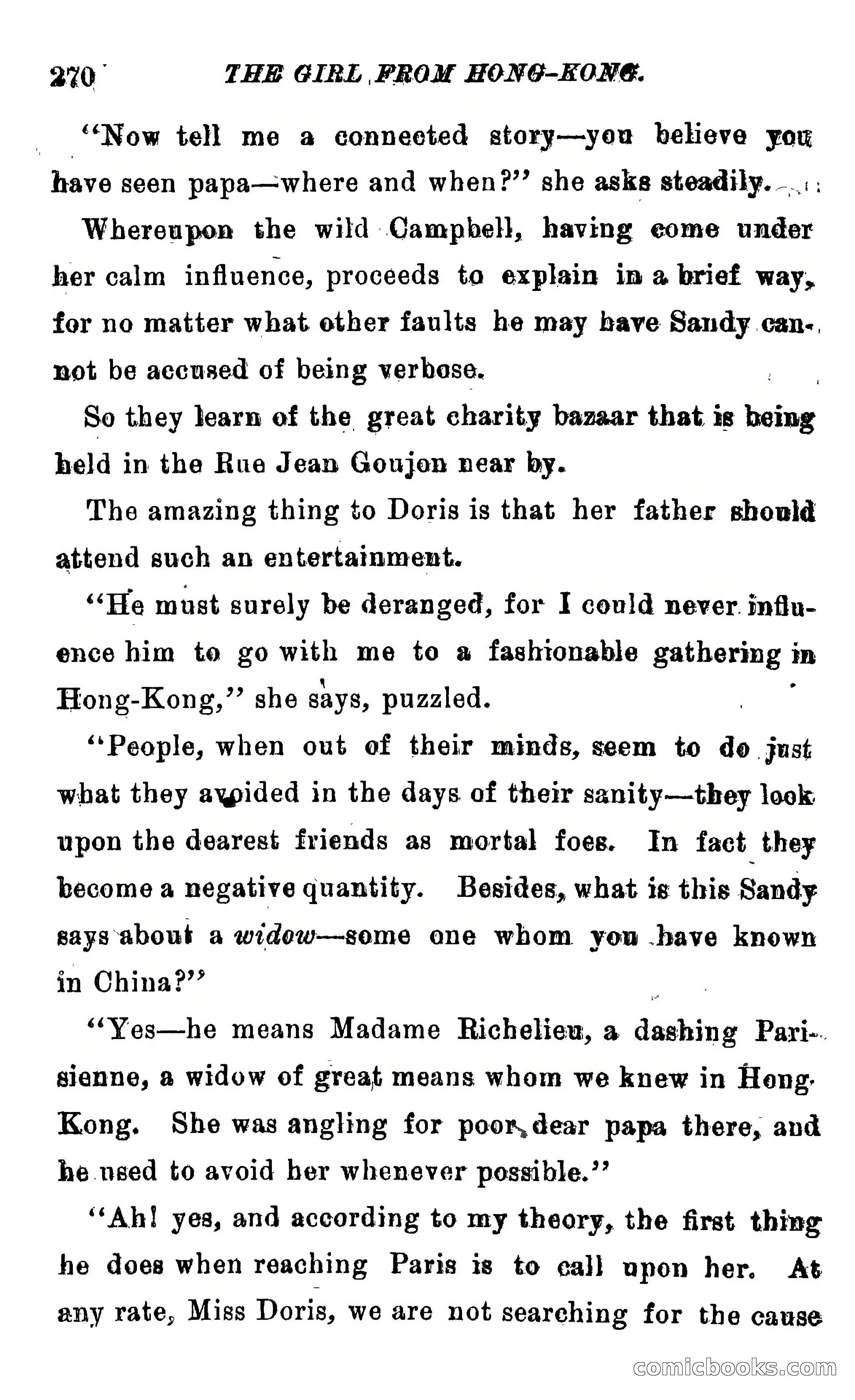 The Girl from Hong-Kong: A Story of Adventure Under Five Suns — page 276 of 350