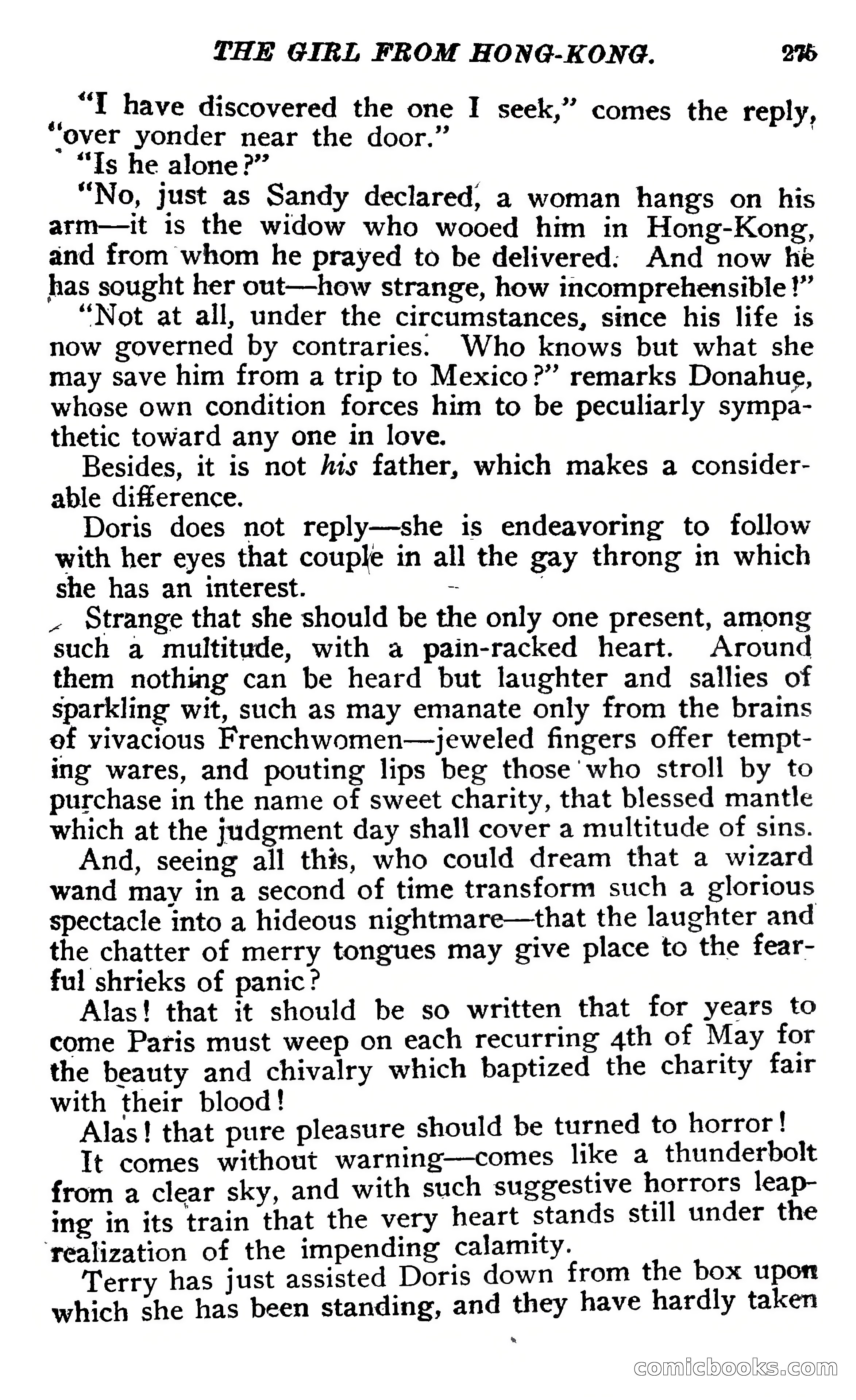 The Girl from Hong-Kong: A Story of Adventure Under Five Suns — page 281 of 350