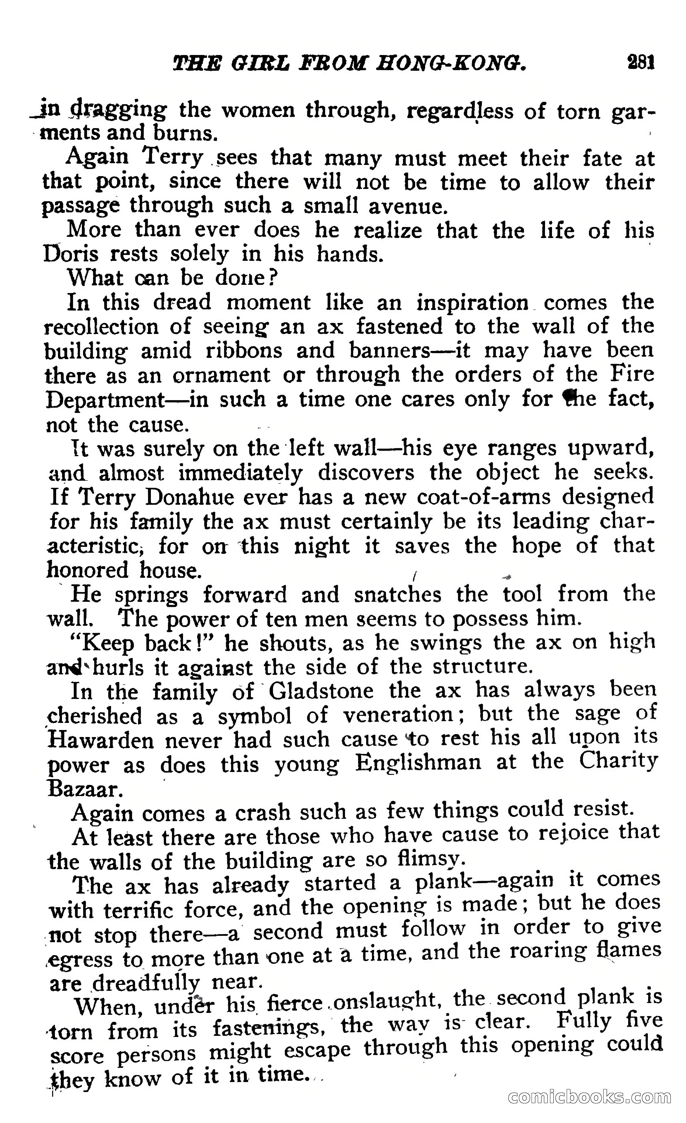 The Girl from Hong-Kong: A Story of Adventure Under Five Suns — page 287 of 350