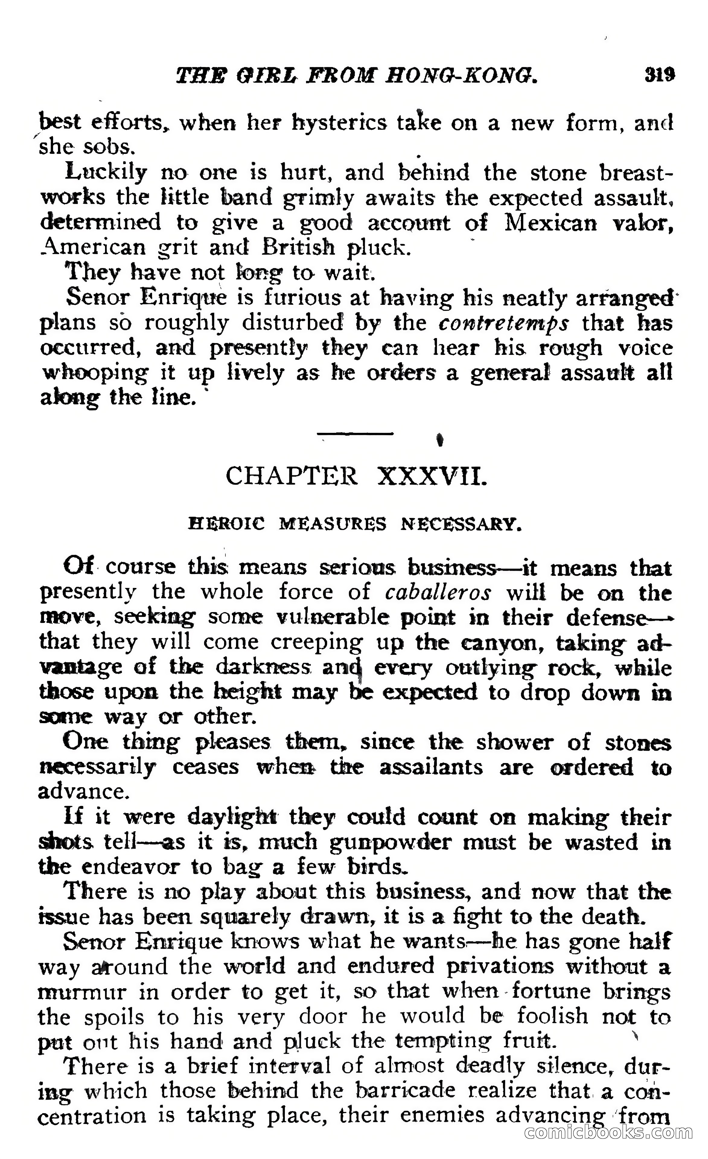 The Girl from Hong-Kong: A Story of Adventure Under Five Suns — page 325 of 350
