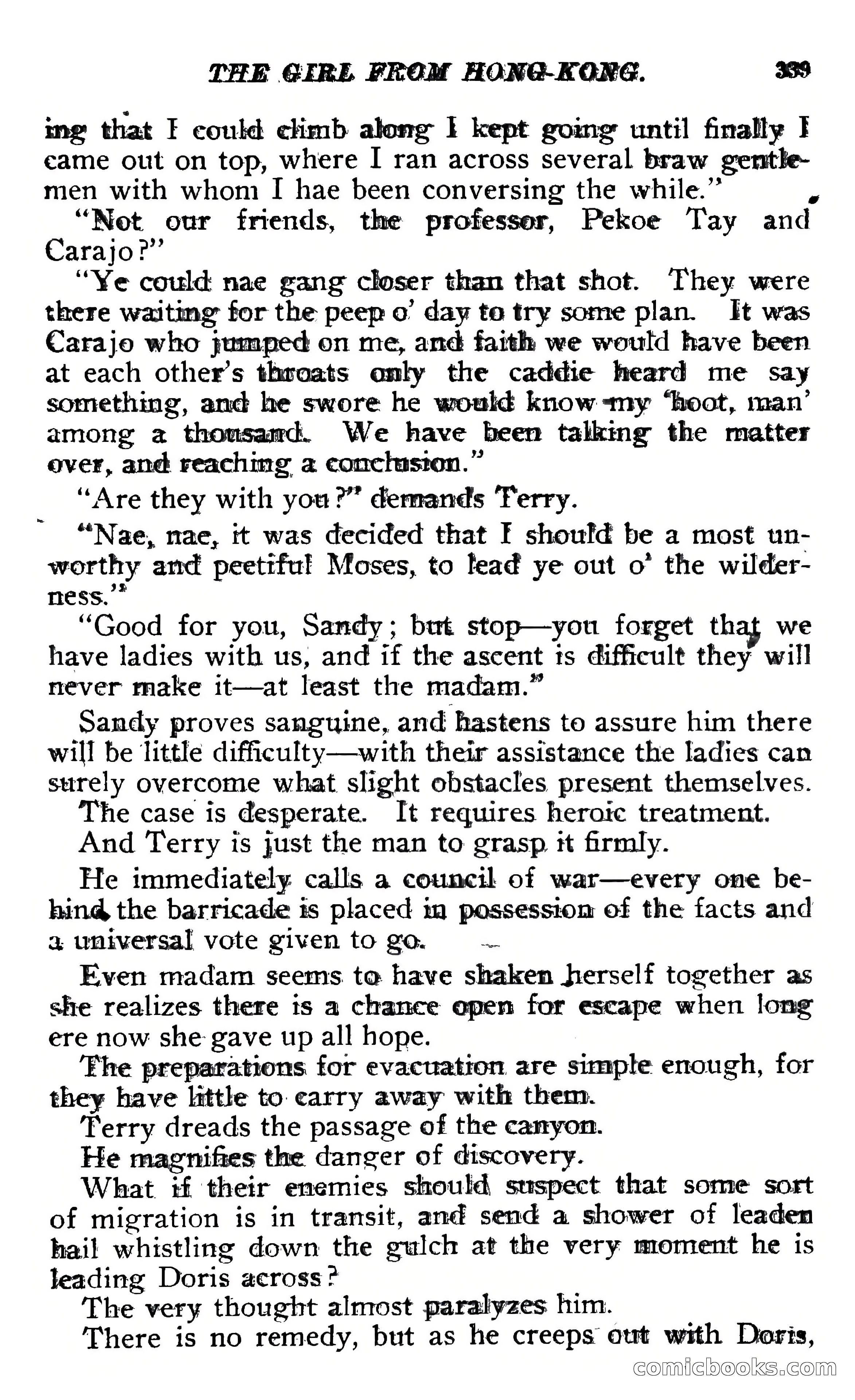 The Girl from Hong-Kong: A Story of Adventure Under Five Suns — page 345 of 350